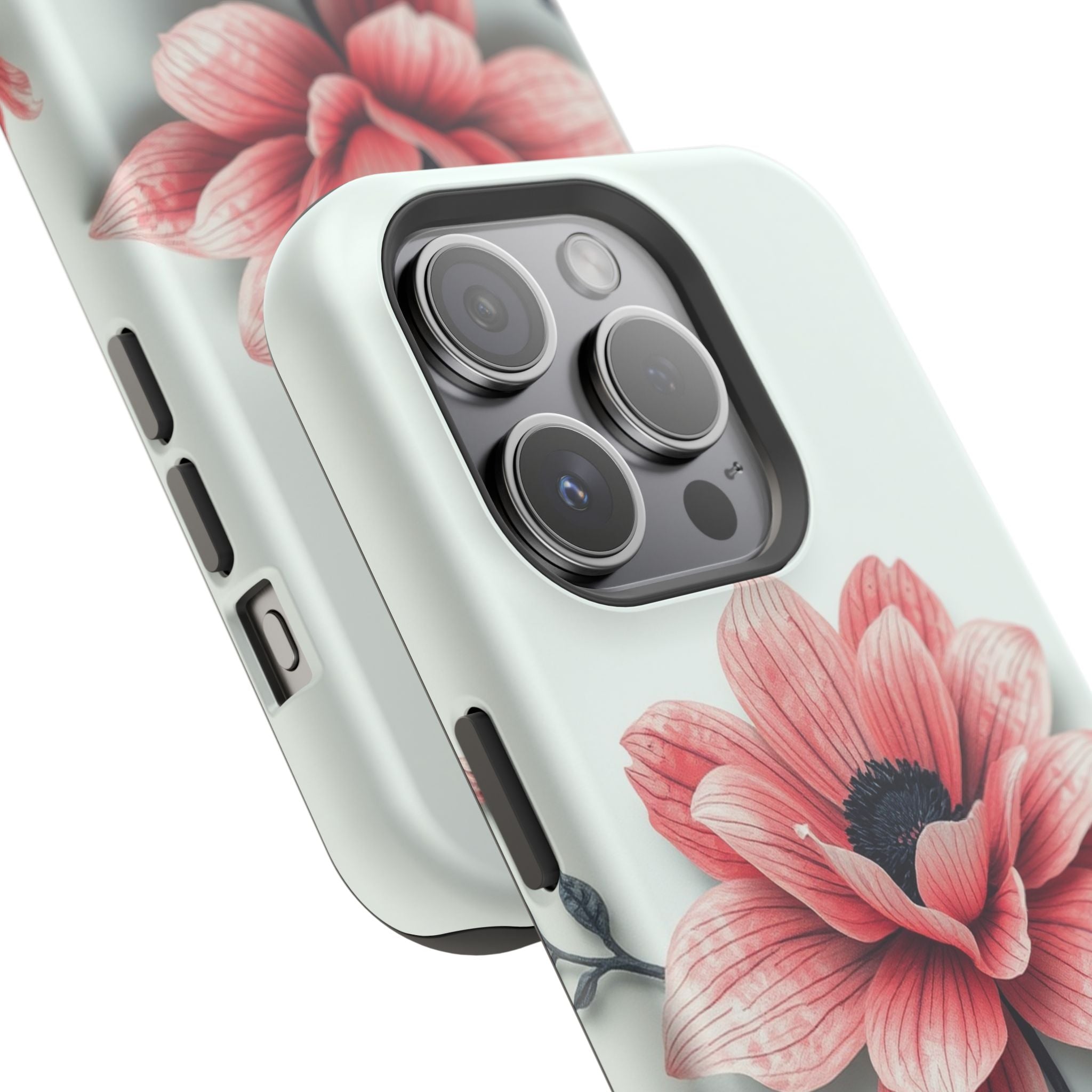 iPhone Dreamy Floral Ink Wash Design Slim Everyday iPhone 12 Designer · iPhone C