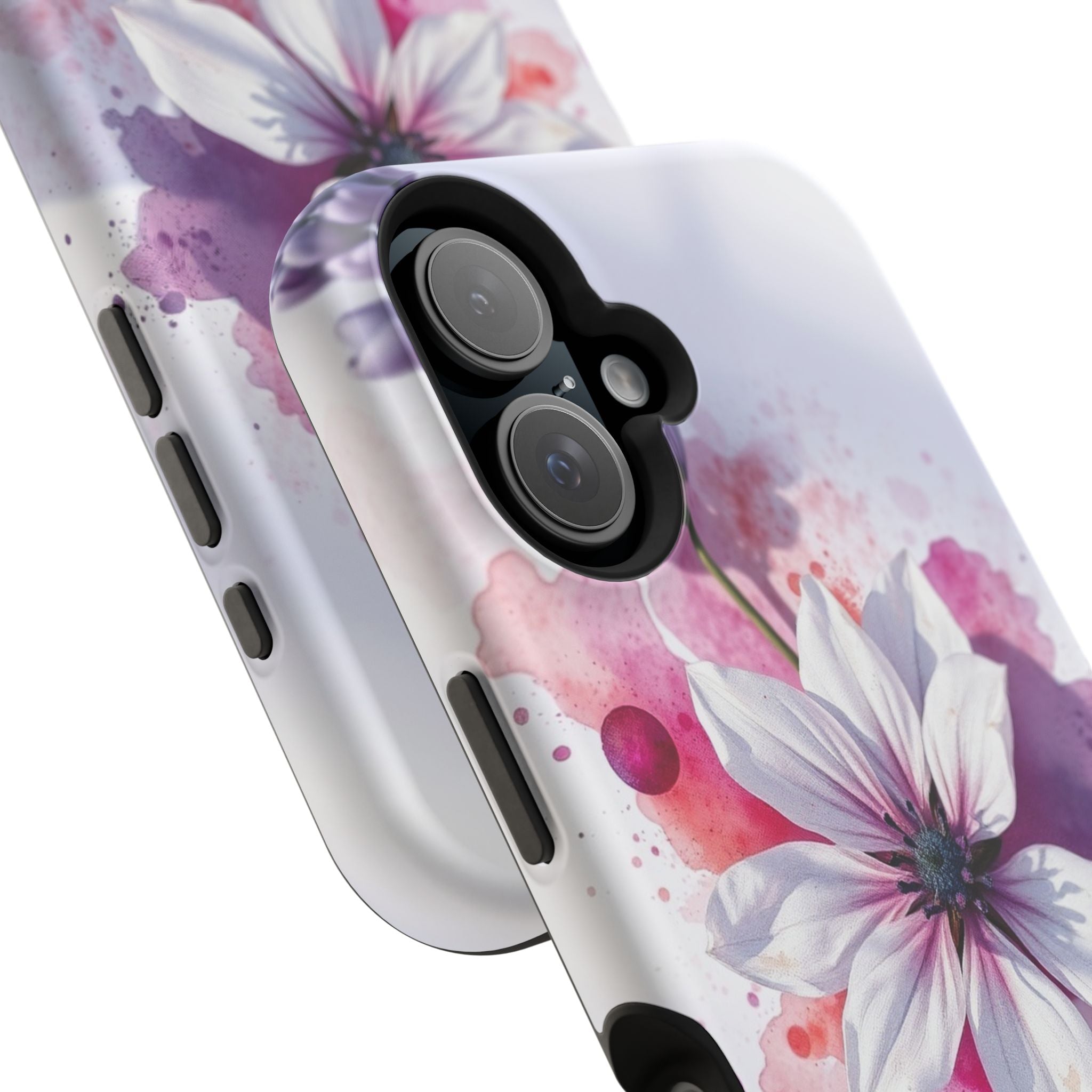 iPhone Floral Watercolor Splash Bold Art Slim Everyday iPhone 15 · iPhone Case