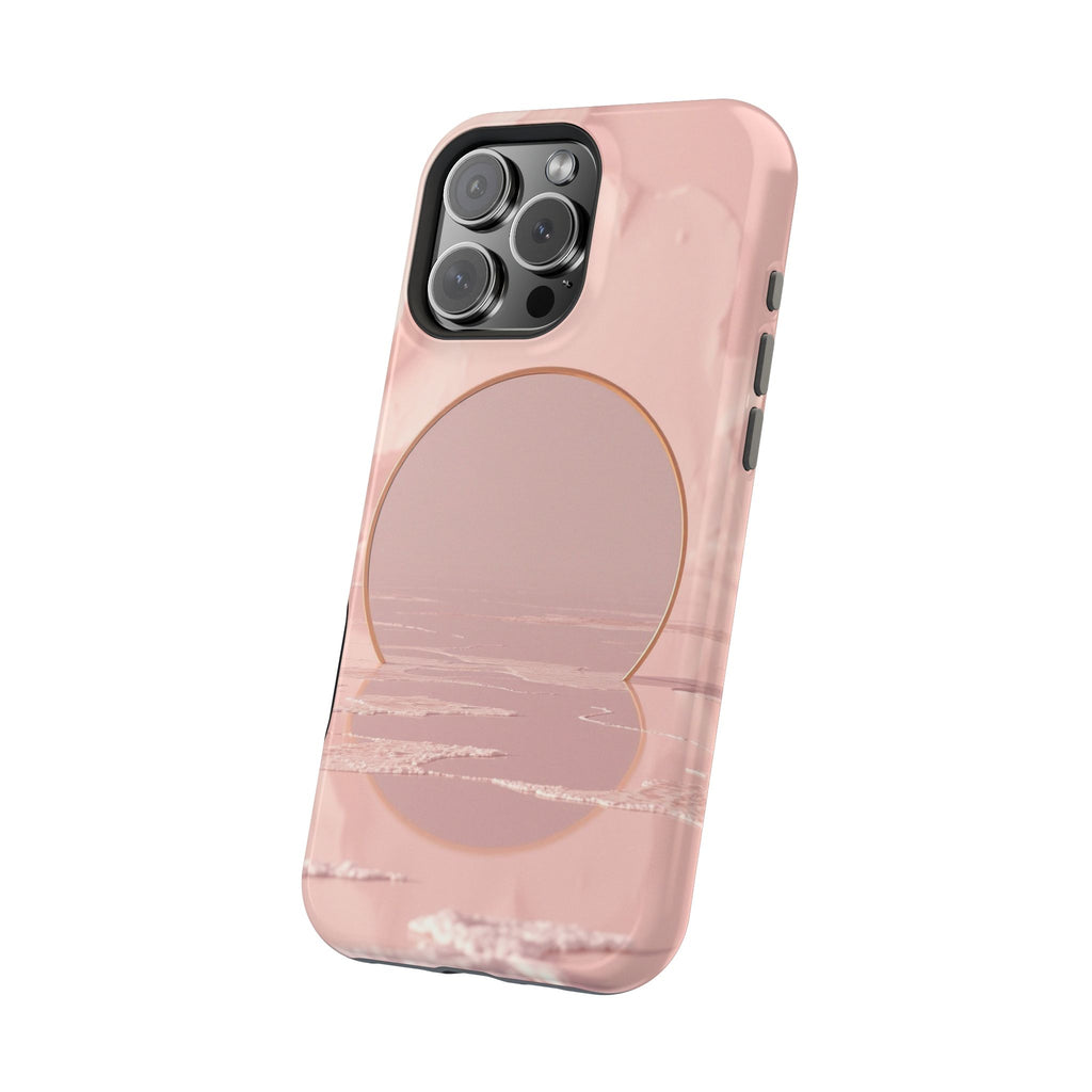 iPhone Serene Salt Flat Mirror Design Slim Everyday Designer Case · iPhone Case