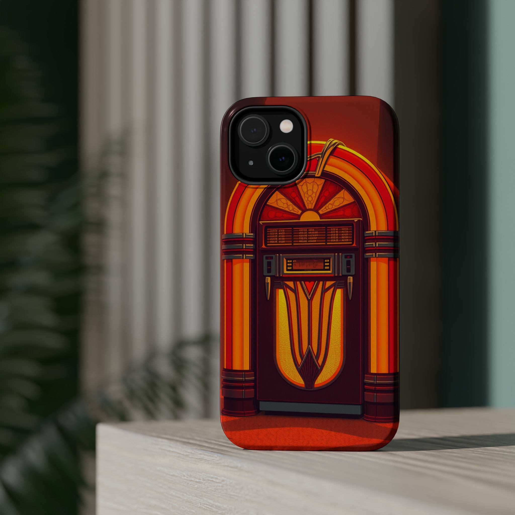iPhone Jukebox Glow Pop Art Bold Bold Modern Everyday Snap Case · iPhone Case