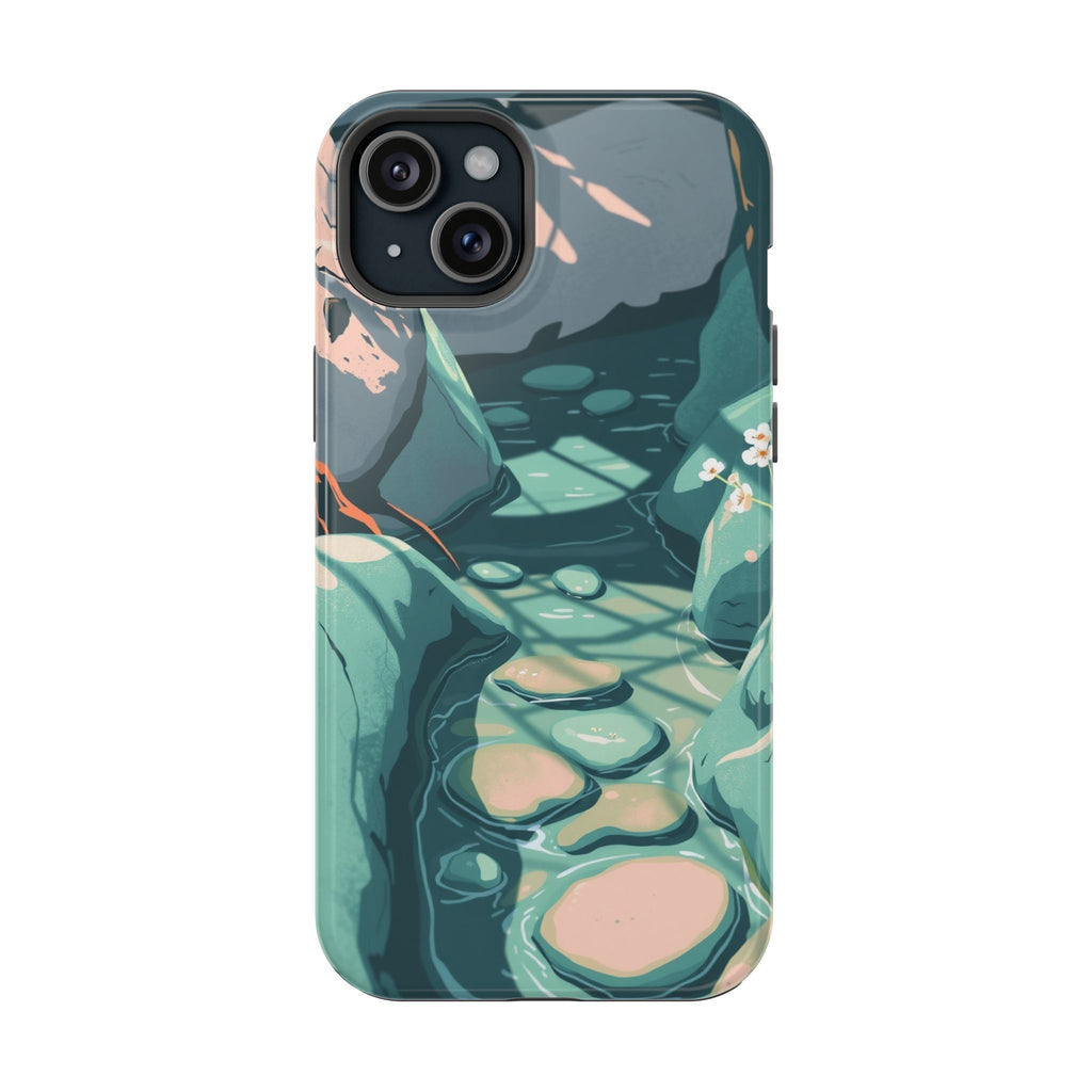 iPhone Vibrant Spring Creek Design 19 Slim Everyday Designer Case · iPhone Case