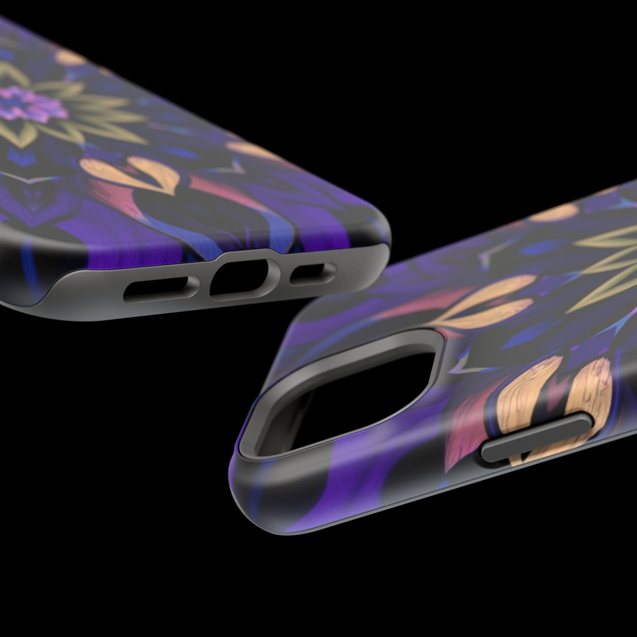 iPhone Floral Mandala Mystic Art Bold Modern Everyday Snap Case · iPhone Case