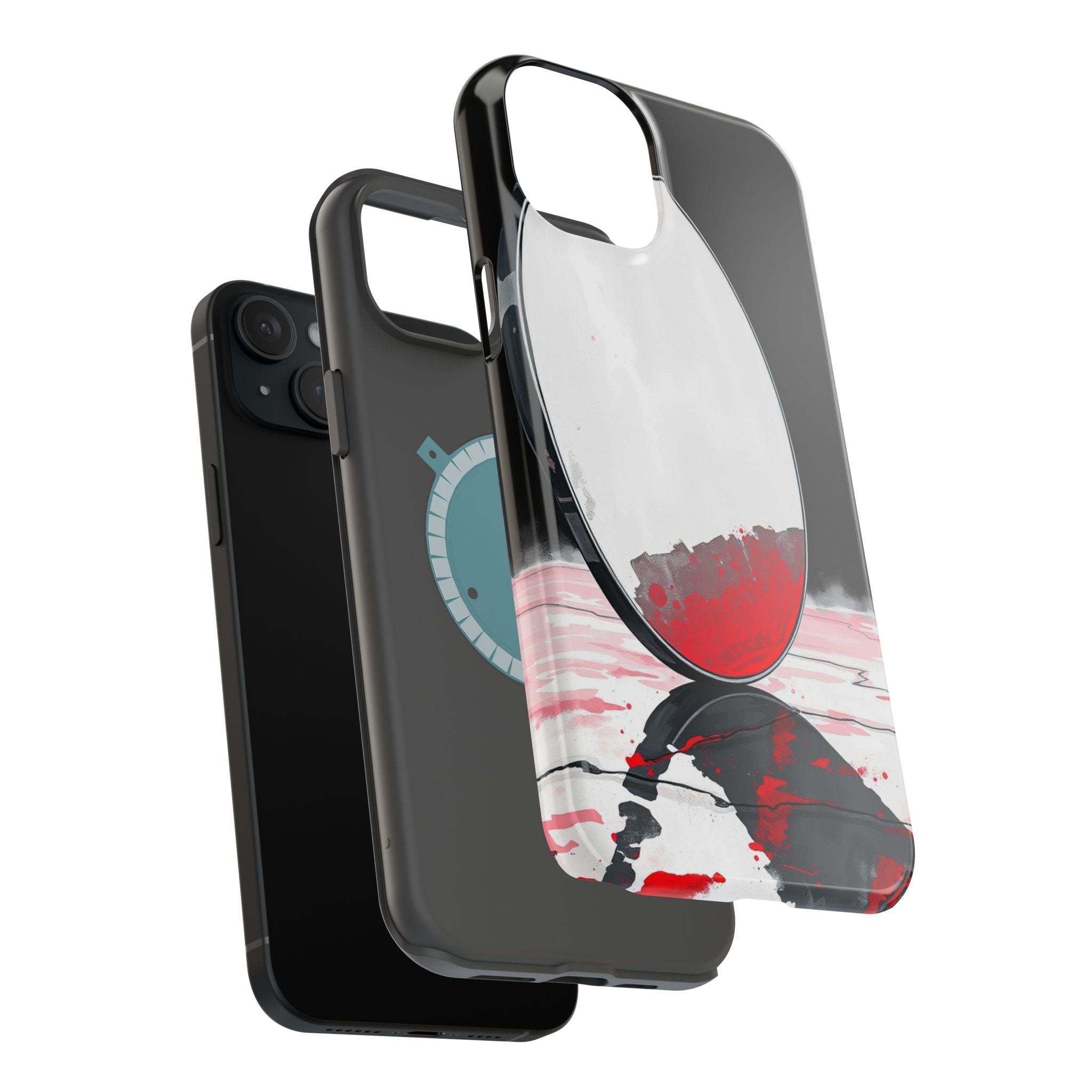 iPhone Earthy Salt Flat Mirror Design Slim Everyday Designer Case · iPhone Case
