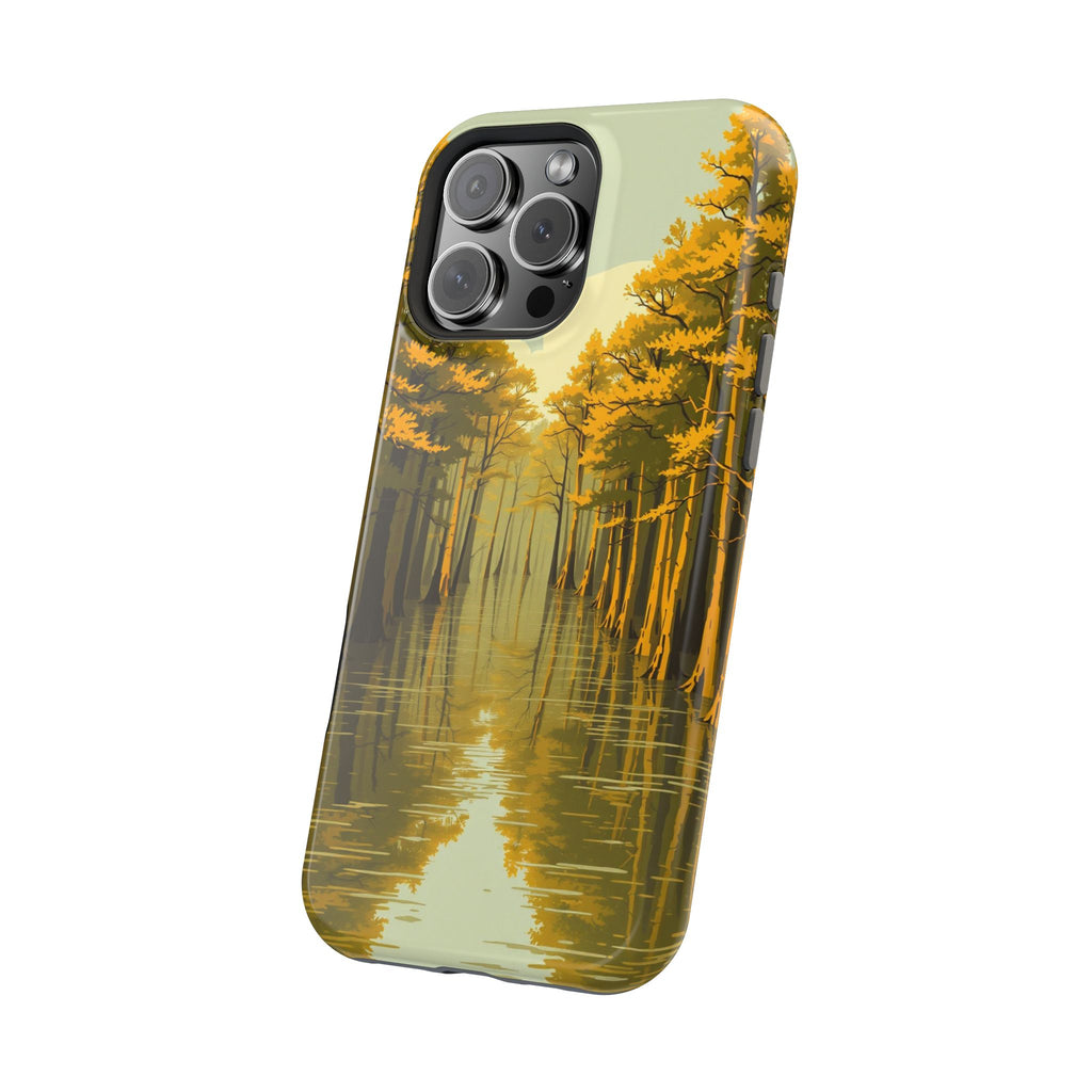 iPhone Cypress Swamp Enchanted Art Bold Modern Everyday Snap Case · iPhone Case