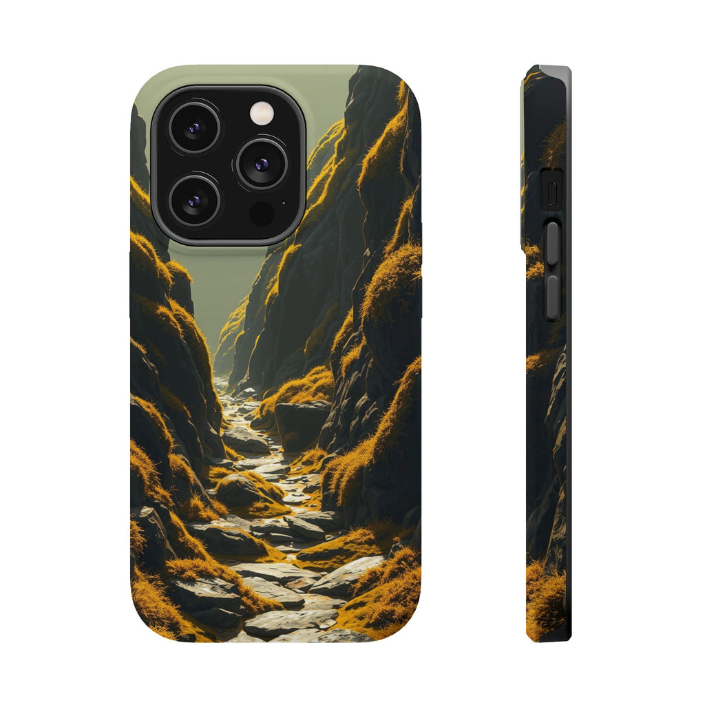 iPhone Moss Covered Rocks Enchanted Art Slim Everyday iPhone 14 · iPhone Case