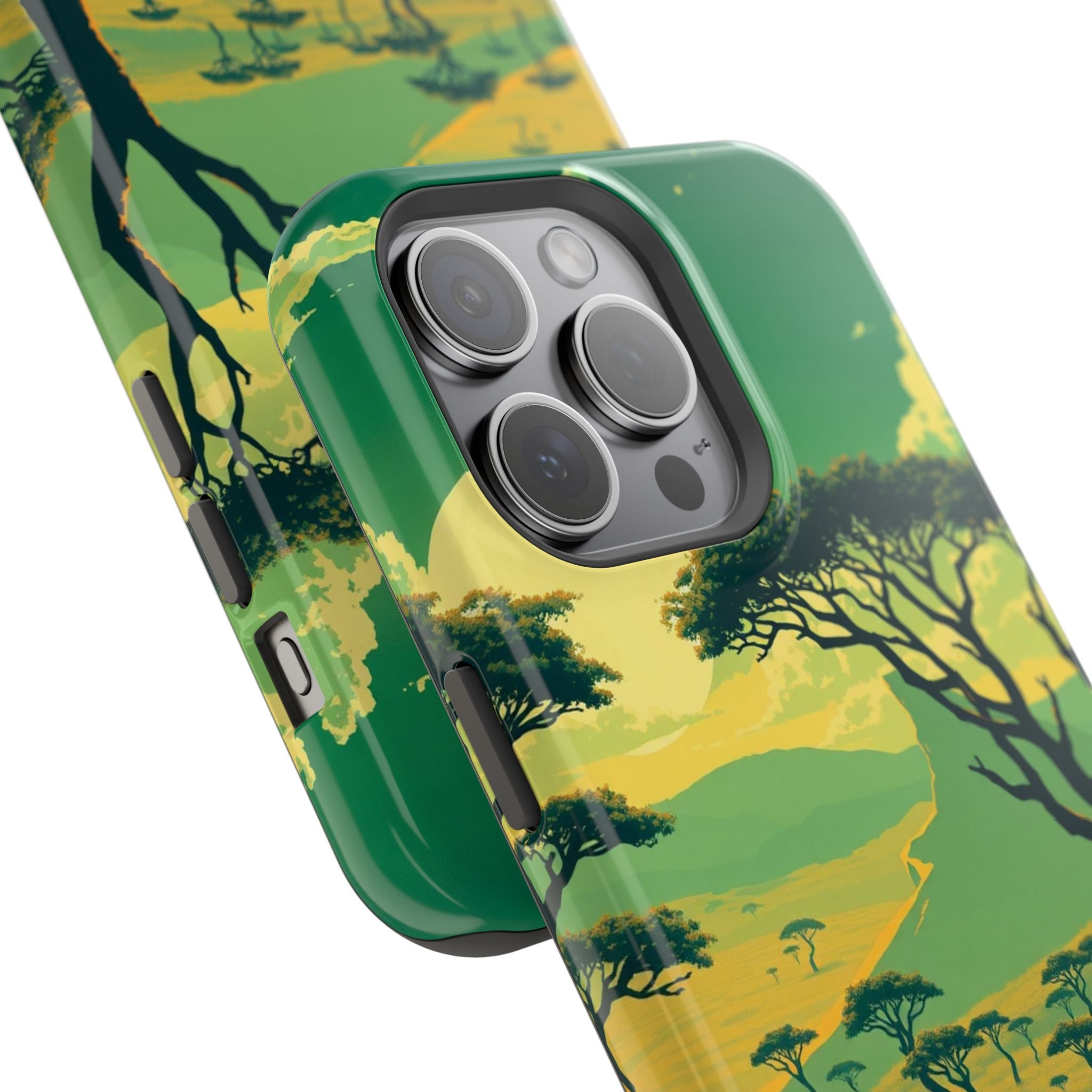 iPhone Savanna Horizon Pixel Art -Bit Slim Everyday Designer Case · iPhone Case