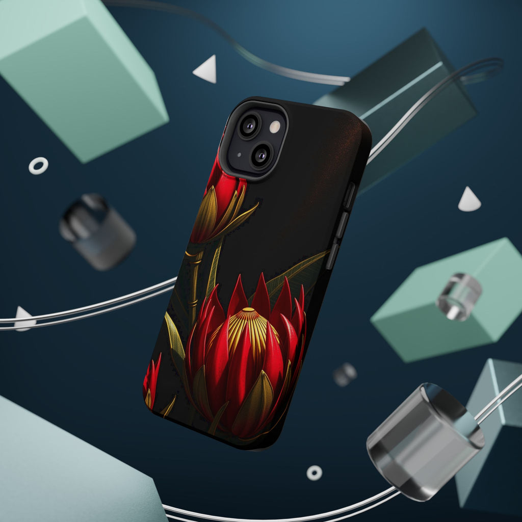 iPhone Protea Bold Gold Foil Luxury Slim Everyday Designer Case · iPhone Case