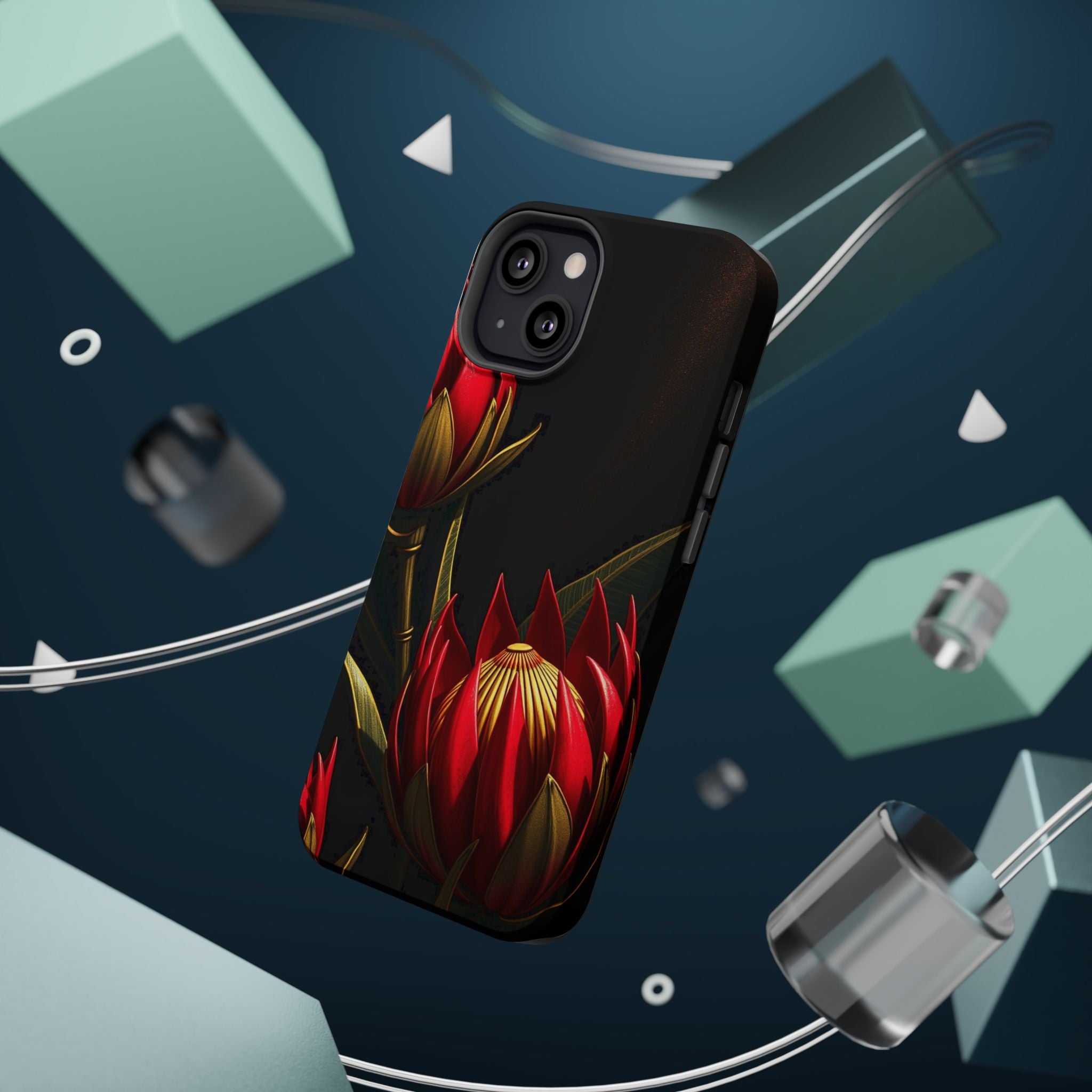 iPhone Protea Bold Gold Foil Luxury Slim Everyday Designer Case · iPhone Case