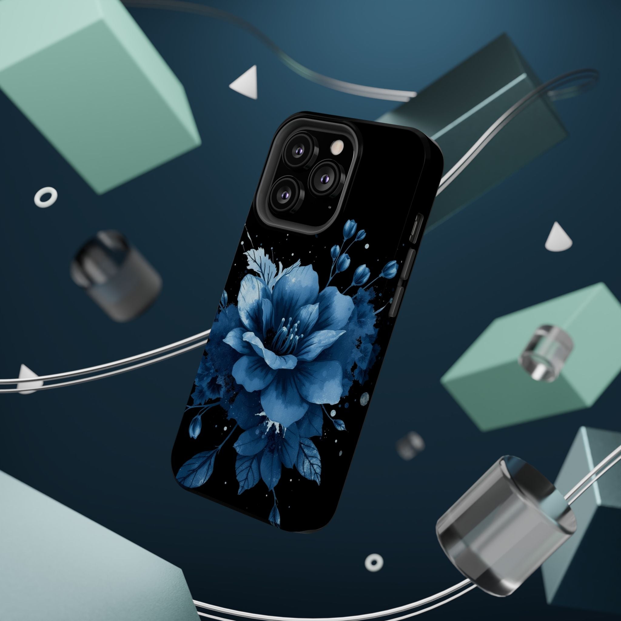 iPhone Serene Floral Watercolor Splash Design Slim Everyday Designer · iPhone Ca