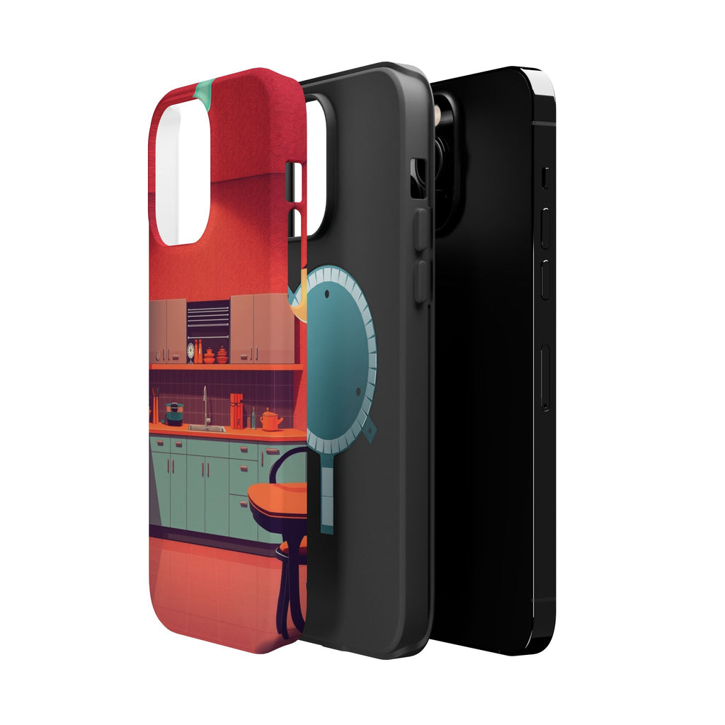 iPhone Earthy 1950s Kitchen Design Bold Modern Everyday Snap Case · iPhone Case