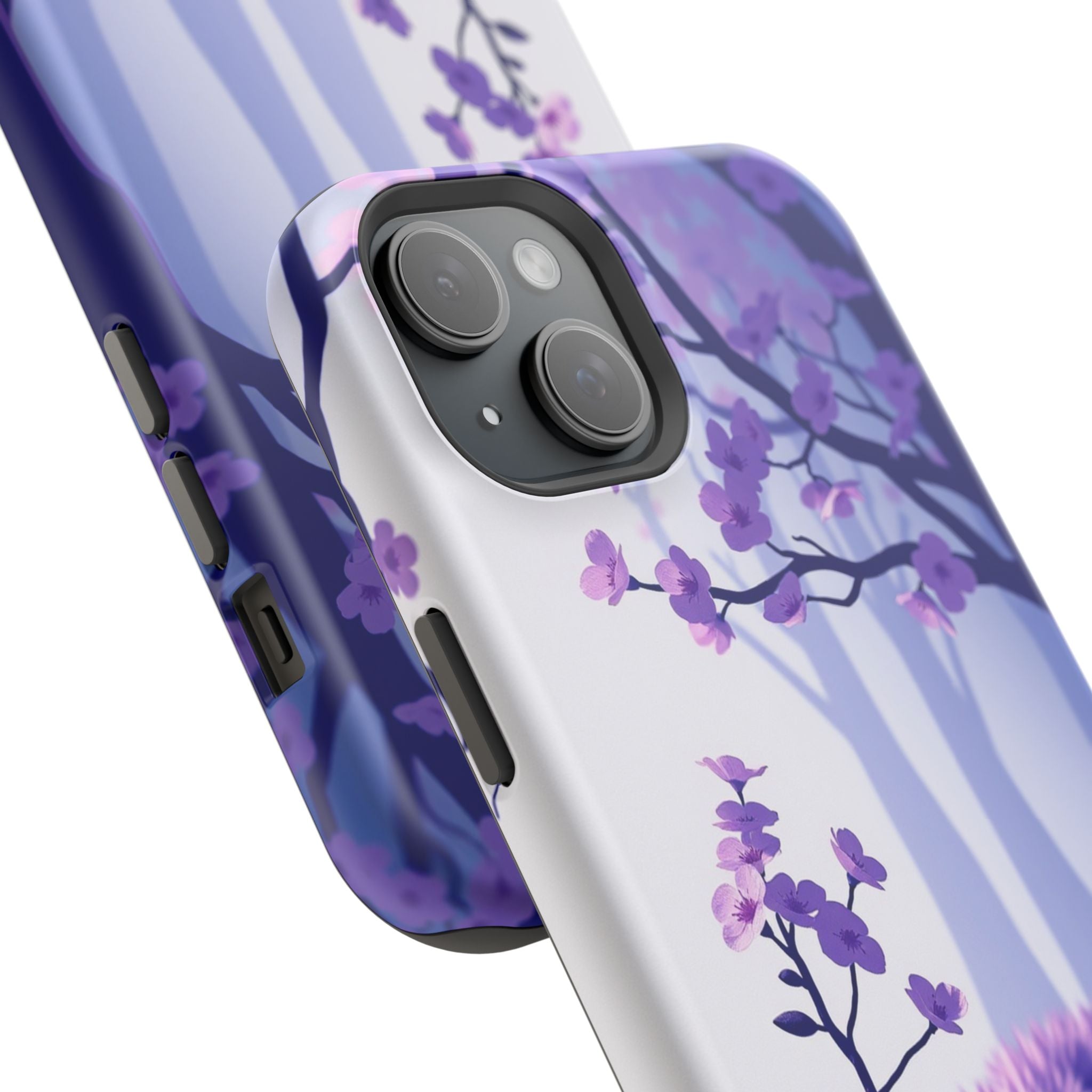 iPhone Blossom Trail Paper Cut Art Bold Modern Everyday Snap Case · iPhone Case