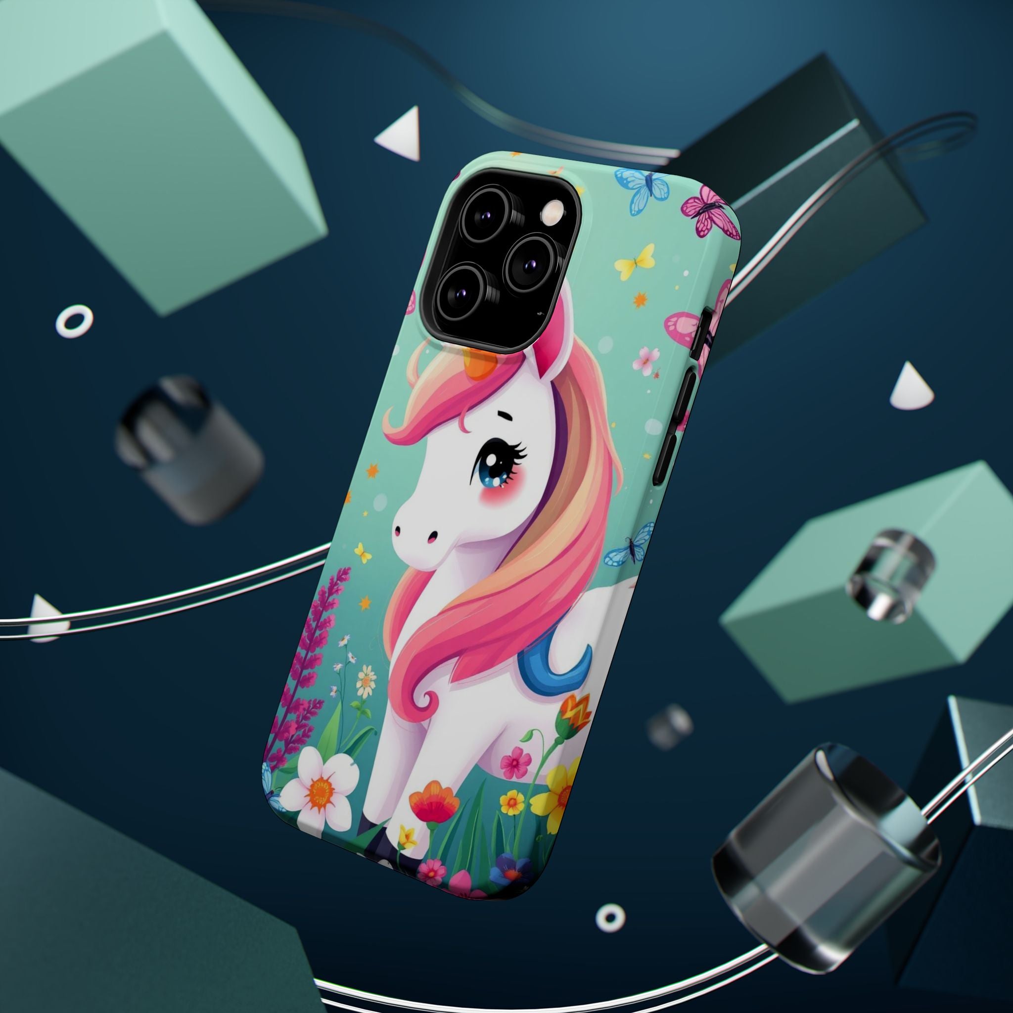 iPhone Dragonfly Unicorn Kids Fun iPhone Phone Case Gift Clean Minimal · iPhone