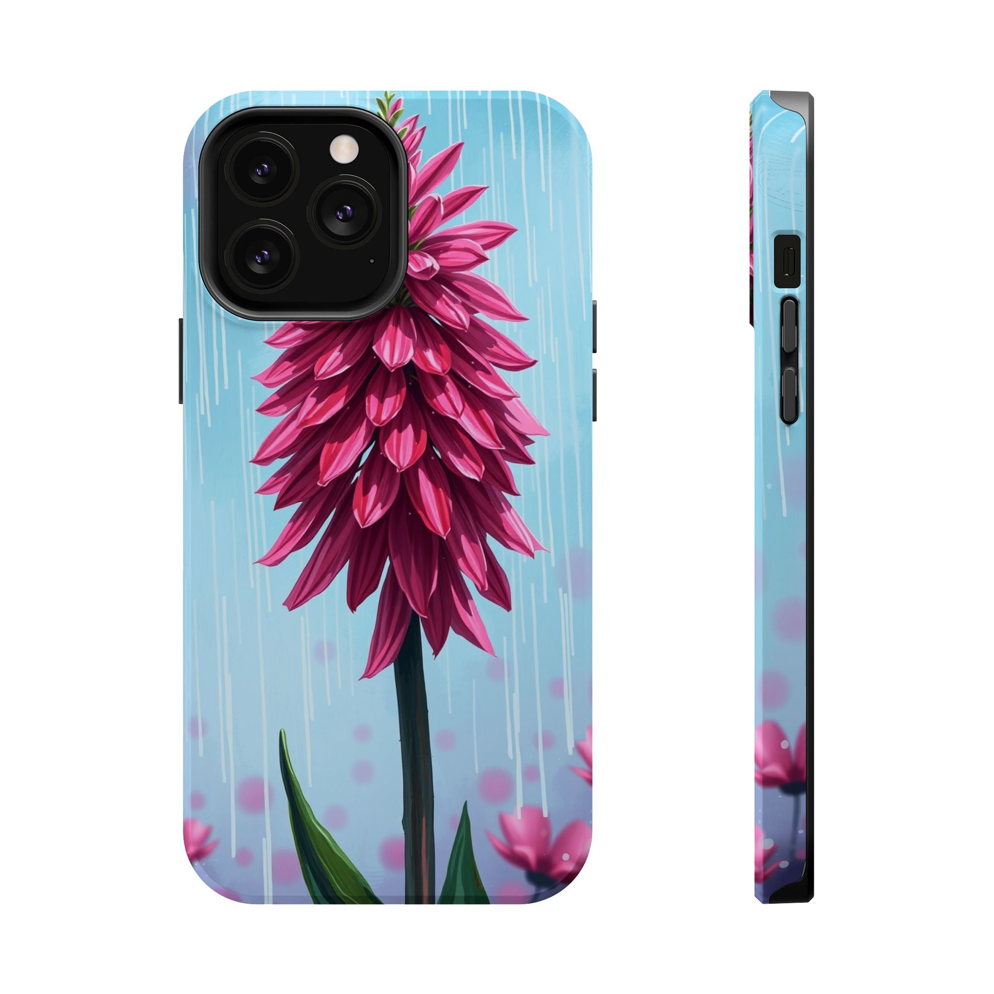 iPhone Cyan And Magenta Spring Shower Bloom Slim iPhone Everyday · iPhone Case