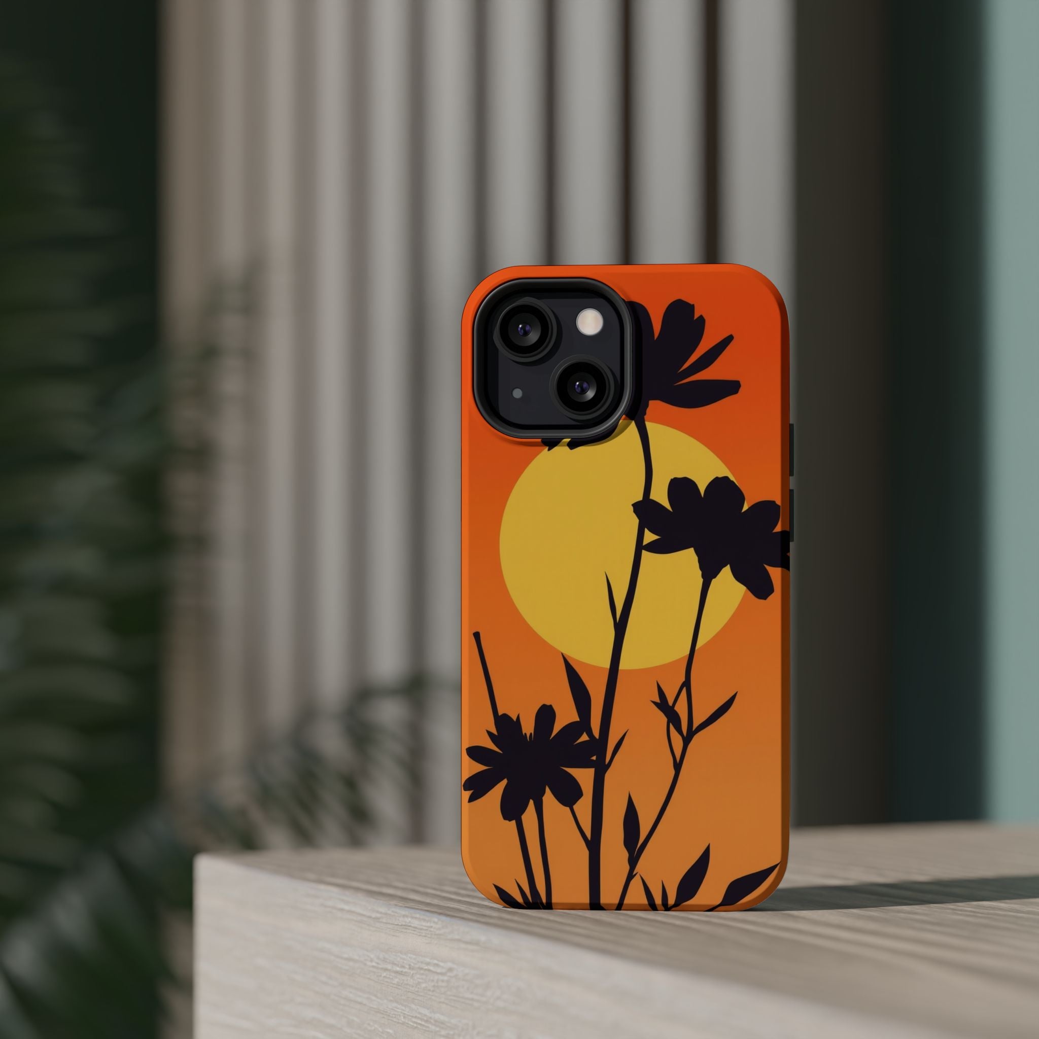 iPhone Vibrant Floral Silhouette Design Slim Everyday iPhone Designer · iPhone C