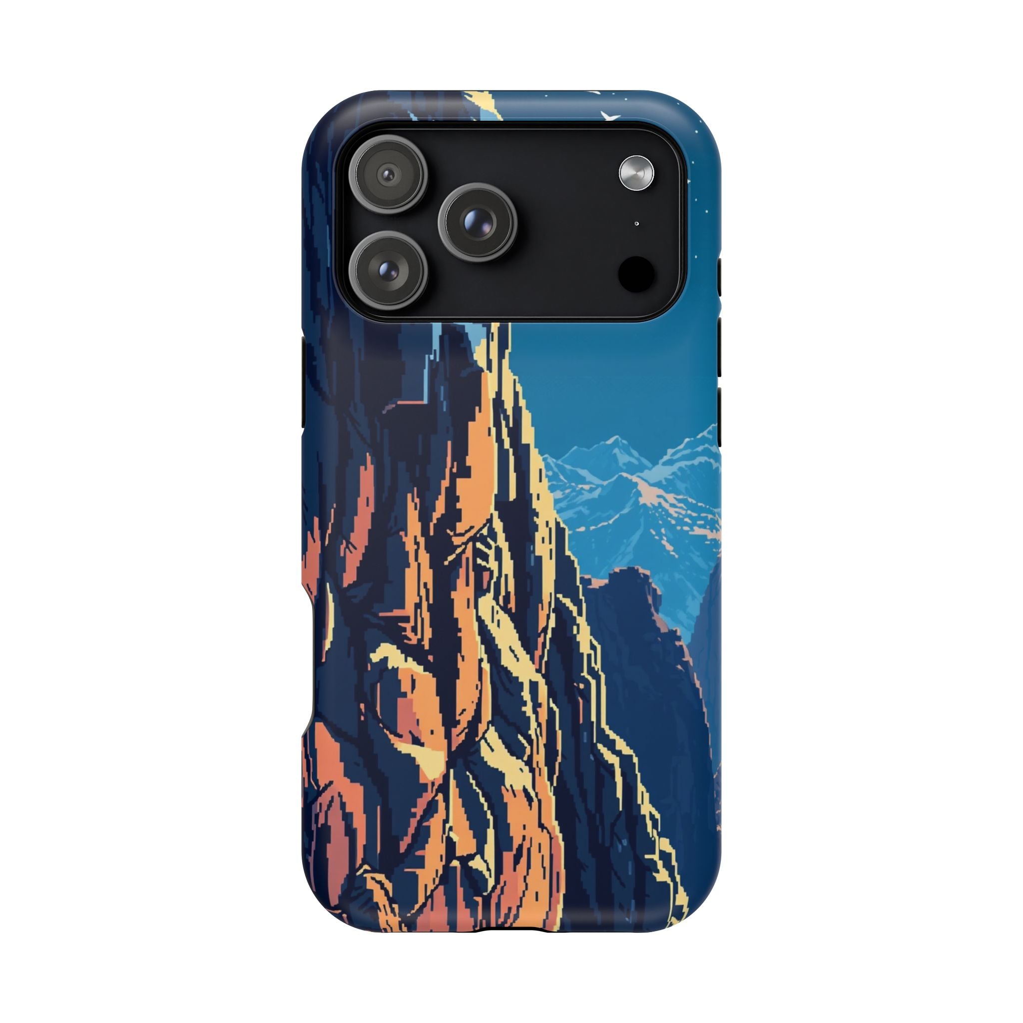 iPhone Midnight Blue And Silver Canyon Wall Slim iPhone Everyday · iPhone Case