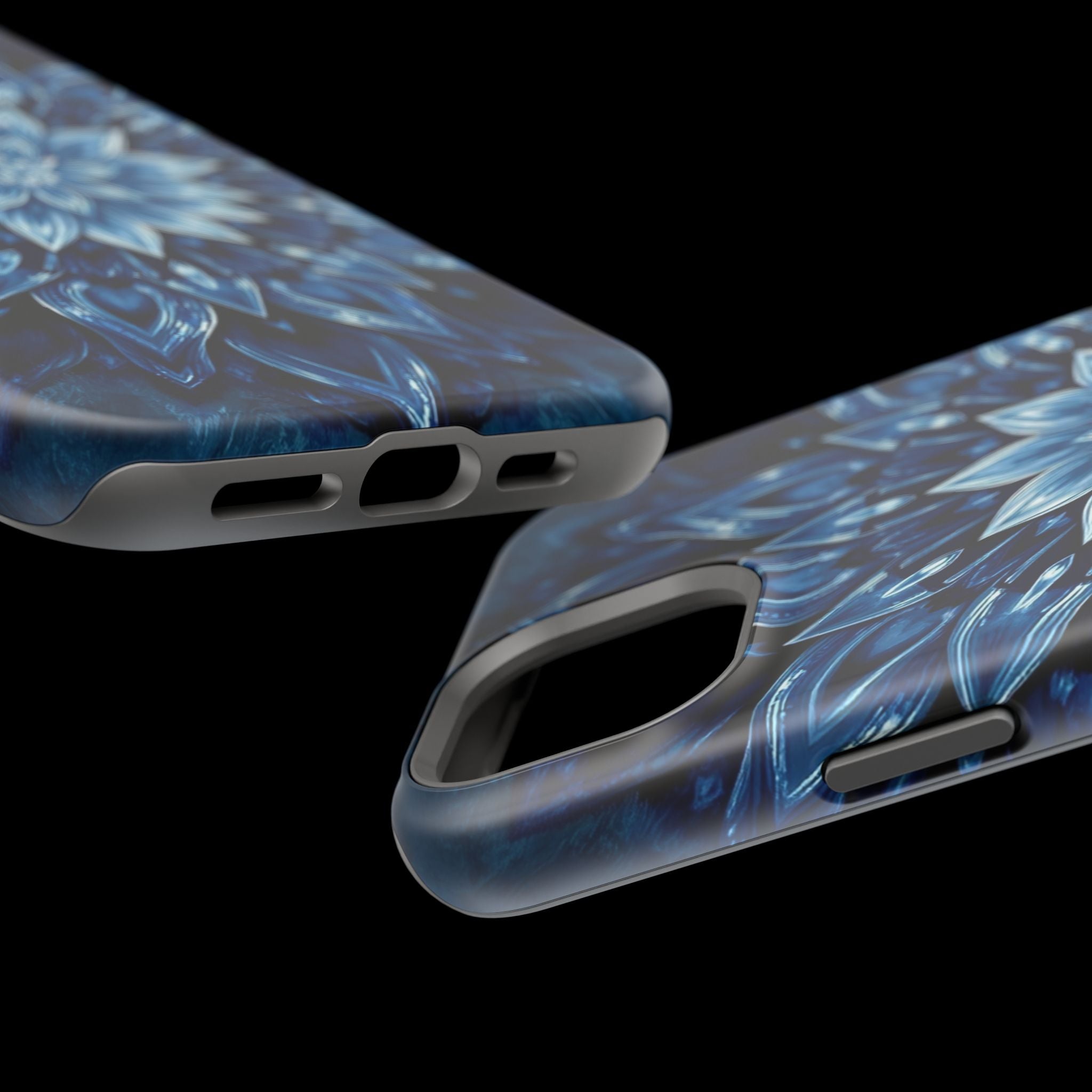 iPhone Floral Mandala Electric Art Bold Modern Everyday Snap Case · iPhone Case