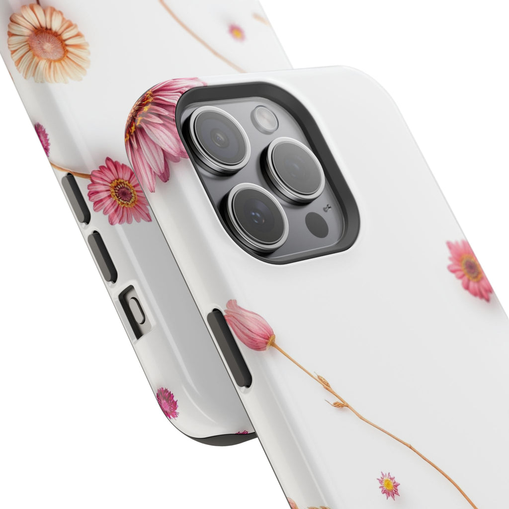 iPhone Earthy Dried Flower Flat Lay Design Slim iPhone Everyday · iPhone Case