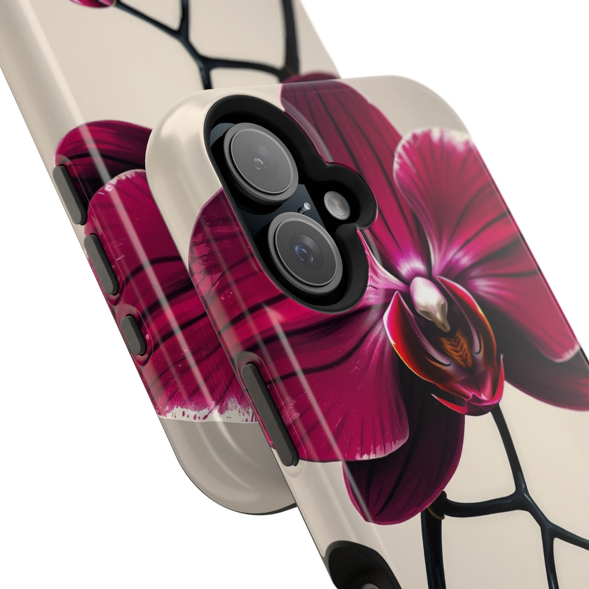 iPhone Orchid Study Enchanted Art Bold Modern Everyday Snap Case · iPhone Case