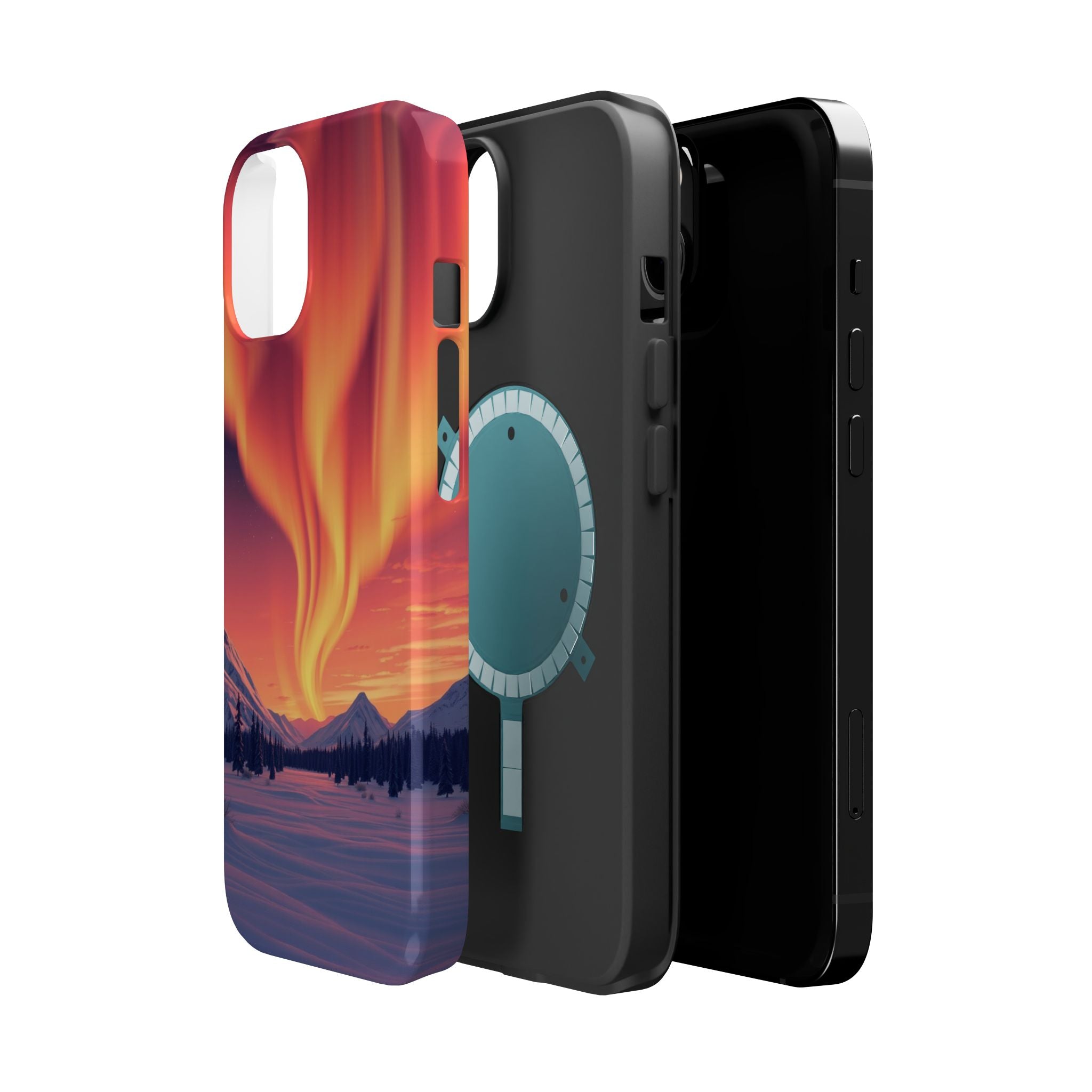 iPhone Sunset Amber And Peach Northern Lights Slim iPhone Everyday · iPhone Case