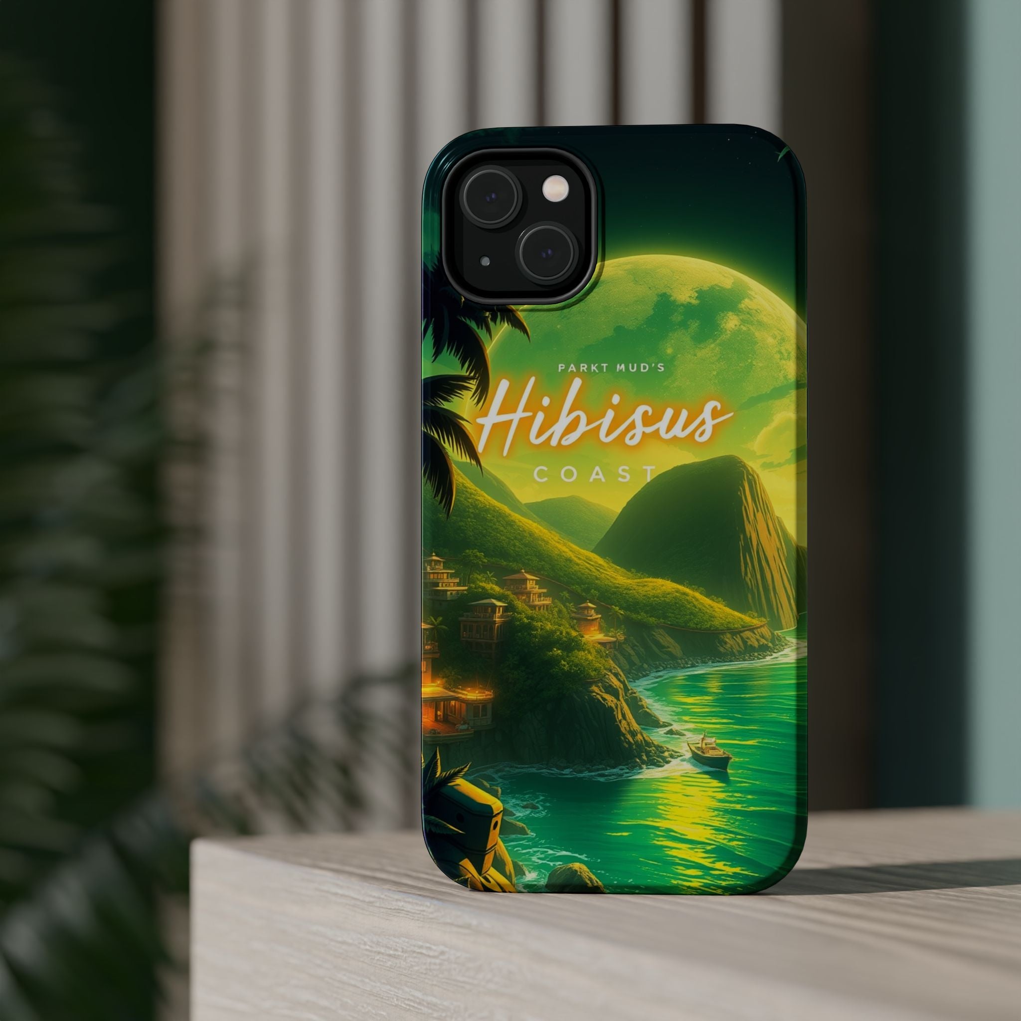 iPhone Dreamy Hibiscus Coast Design Slim Everyday Designer Case · iPhone Case