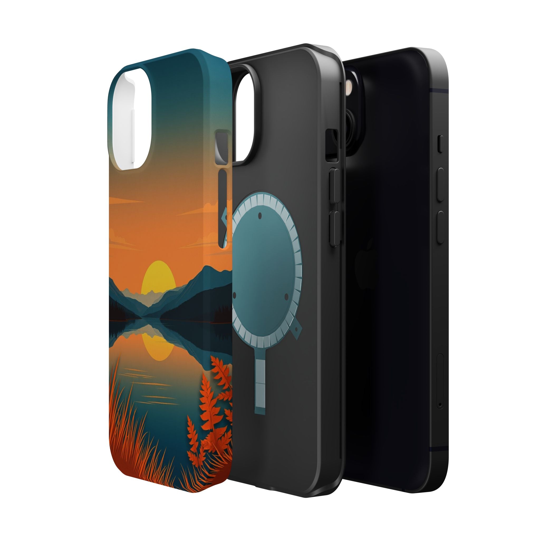 iPhone Lake at Twilight Cinematic Art Slim Everyday Designer Case · iPhone Case
