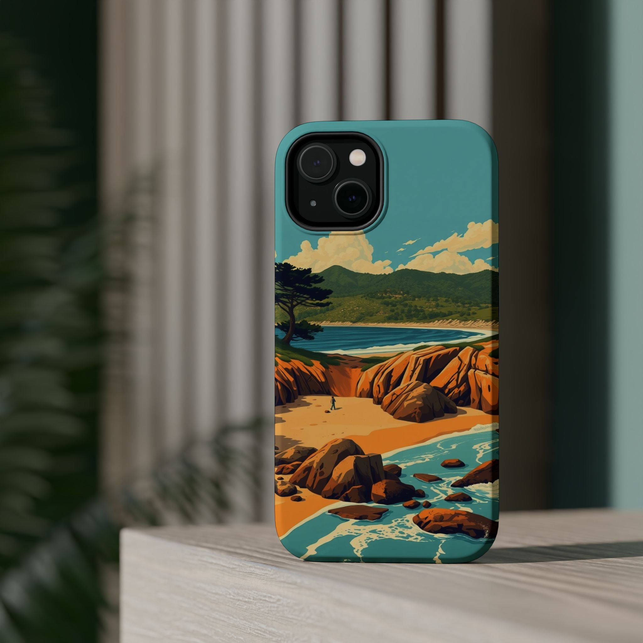 iPhone Pebble Beach Vintage Retro Poster Slim Everyday iPhone Designer · iPhone