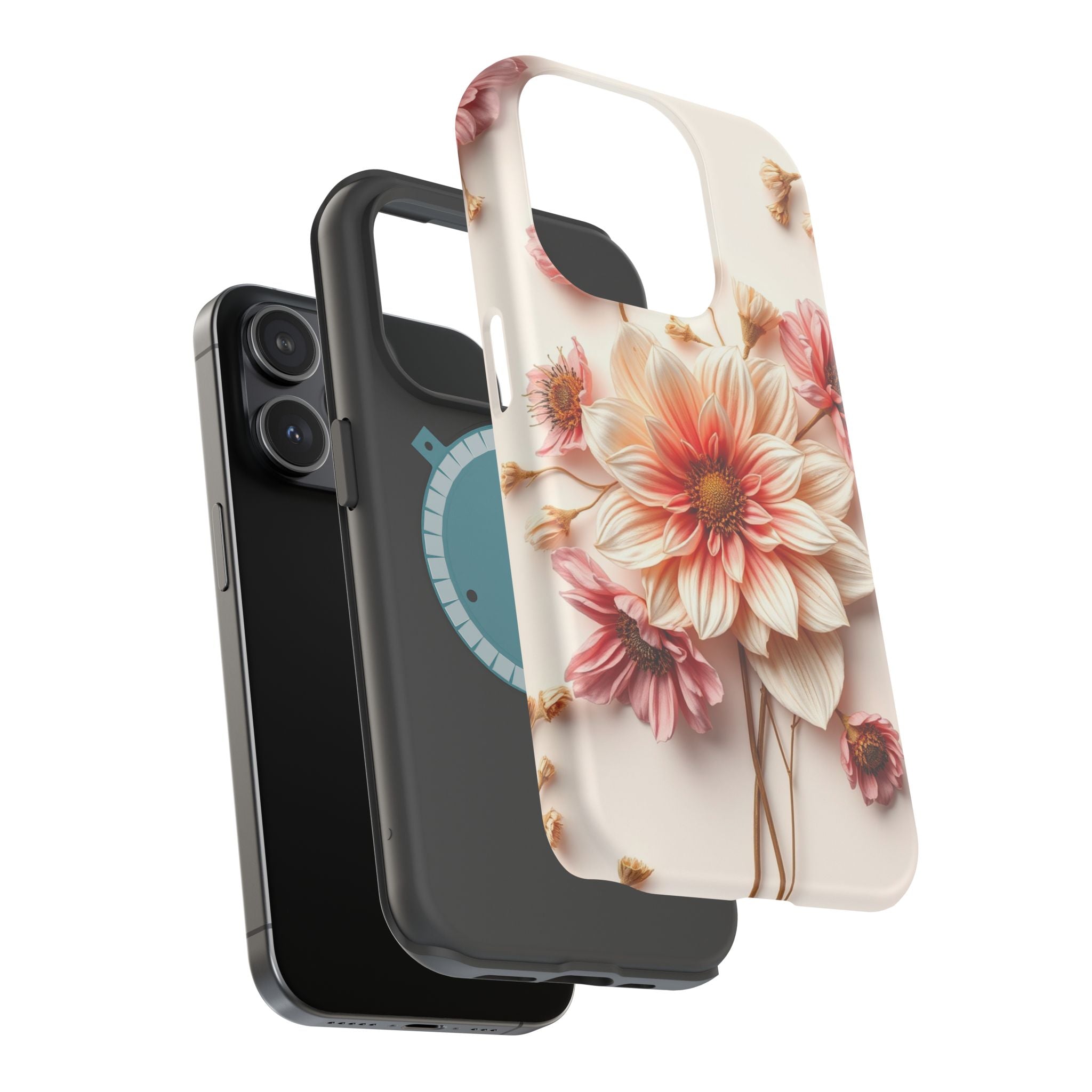 iPhone Dried Flower Flat Lay Enchanted Art Slim iPhone Everyday · iPhone Case