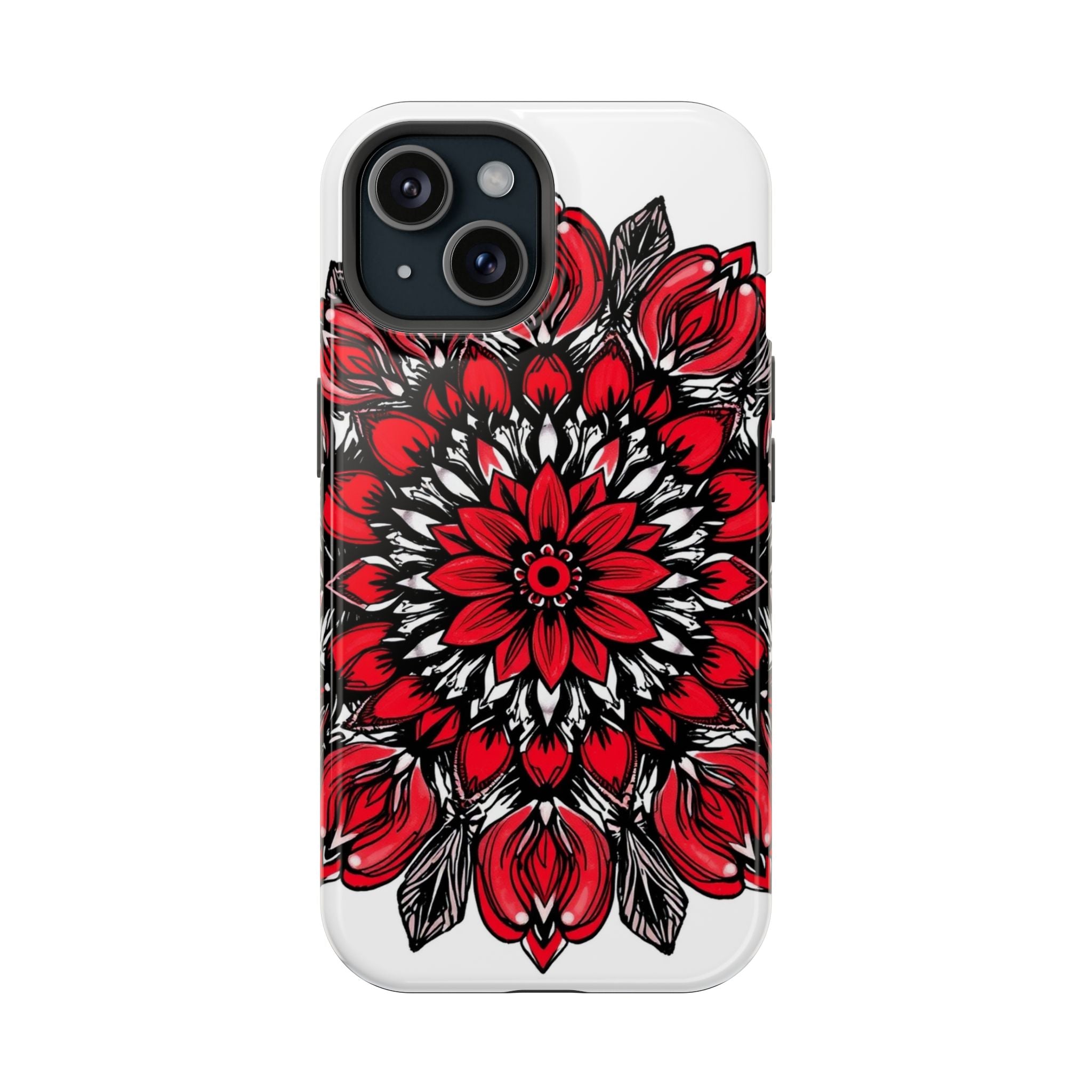 iPhone Floral Mandala Hand-Drawn Sketch Slim Everyday iPhone Designer · iPhone C