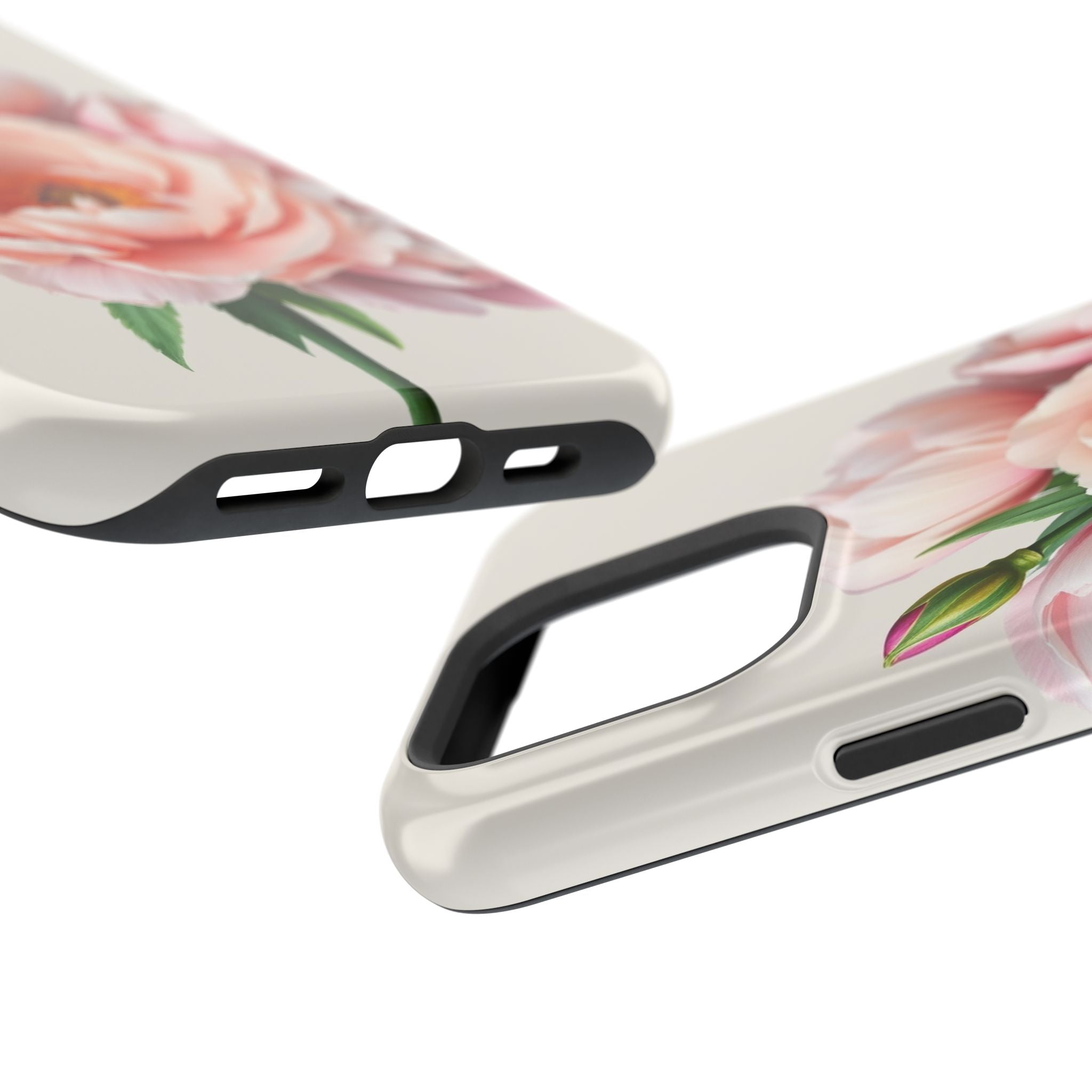 iPhone Serene Peony Bouquet Design Bold Modern Everyday Snap Case · iPhone Case