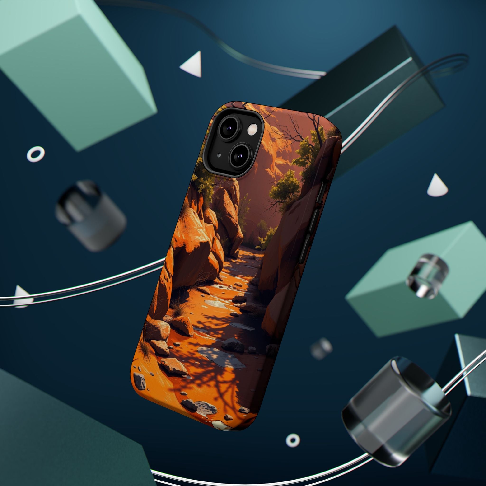 iPhone Spring Creek Bold Art Slim Everyday Designer Case · iPhone Case
