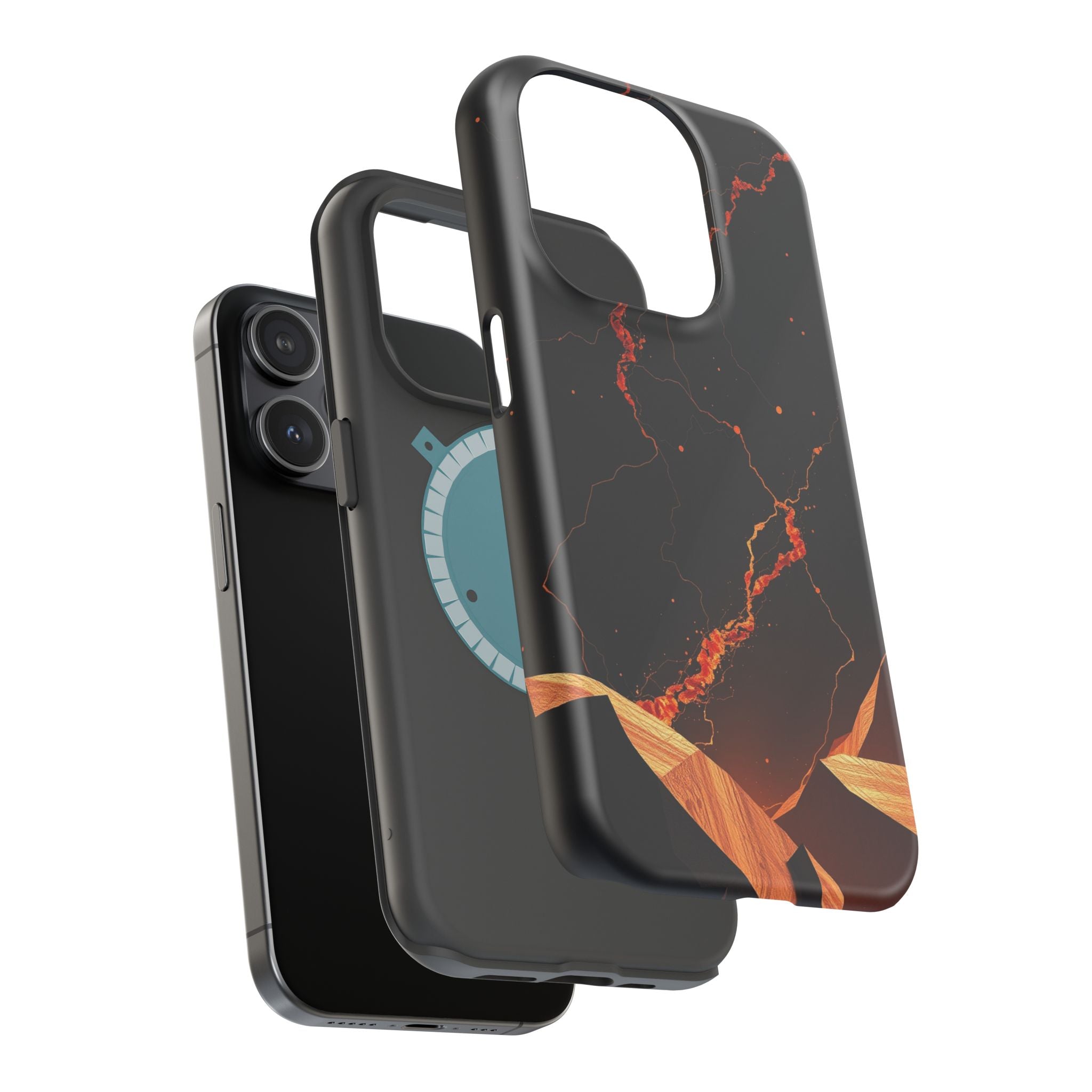 iPhone Petal Storm Electric Art 10 Bold Modern Everyday Snap Case · iPhone Case