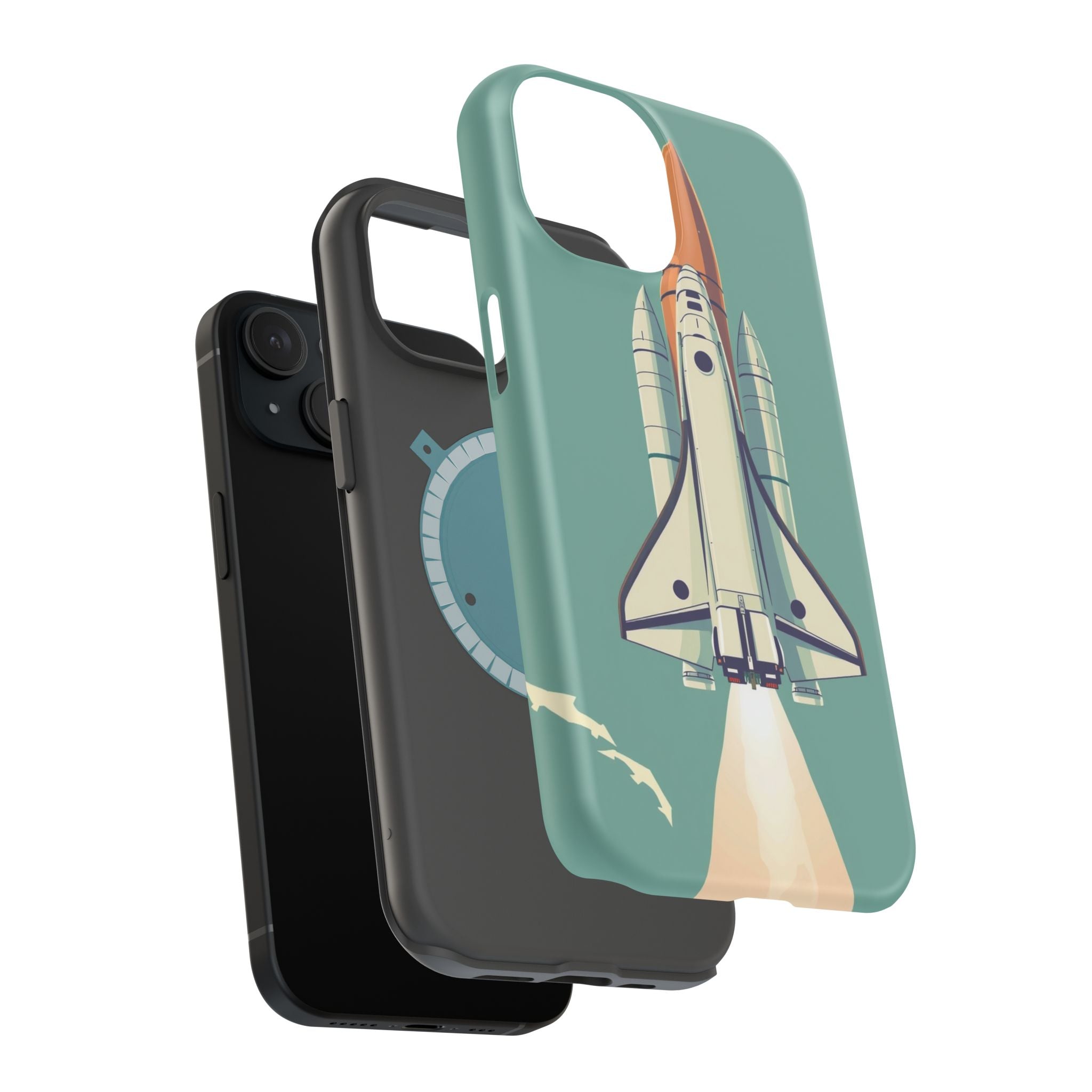 iPhone Retro Space Shuttle Cinematic Art Slim Everyday Designer Case · iPhone Ca