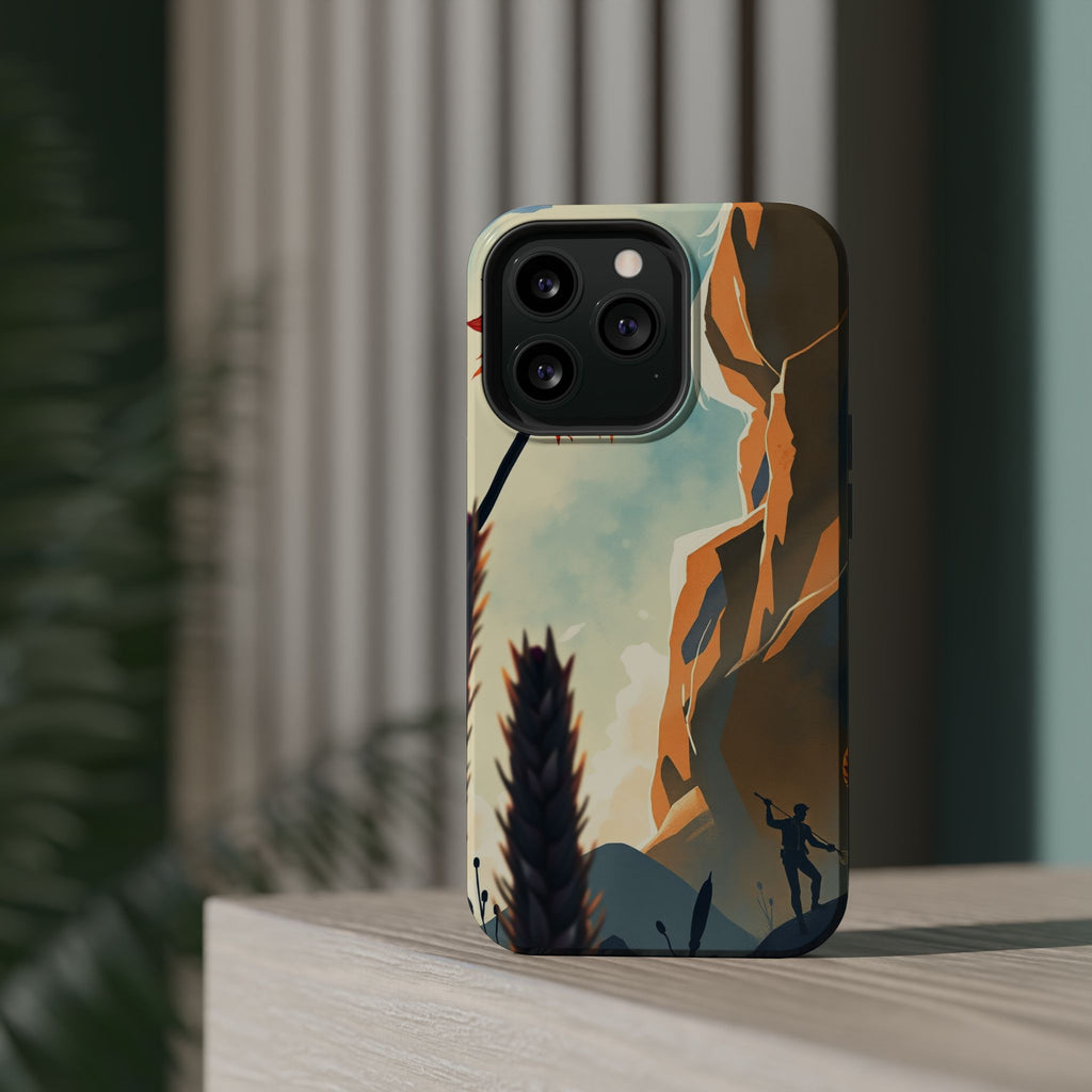 iPhone Bud Burst Vibrant Watercolor Artistic Everyday Cas Slim Snap Case · iPhon