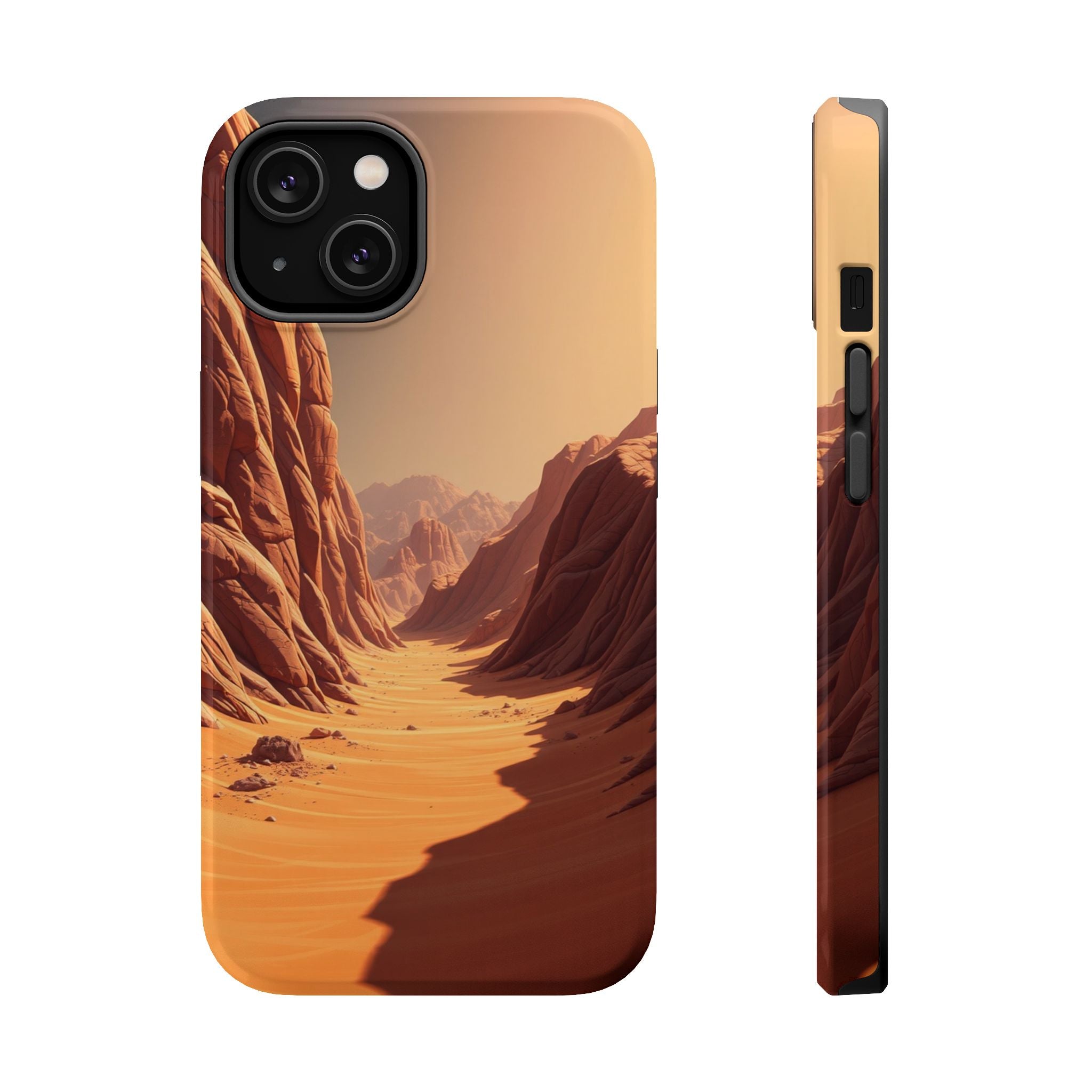iPhone Burnt Orange And Sand Valley Floor Slim iPhone 20 Everyday · iPhone Case