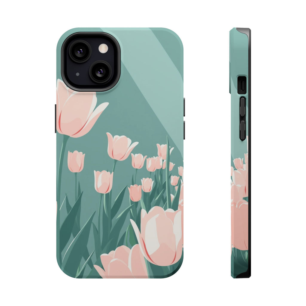 iPhone Tulip Row Enchanted Art Slim Everyday Designer Case · iPhone Case