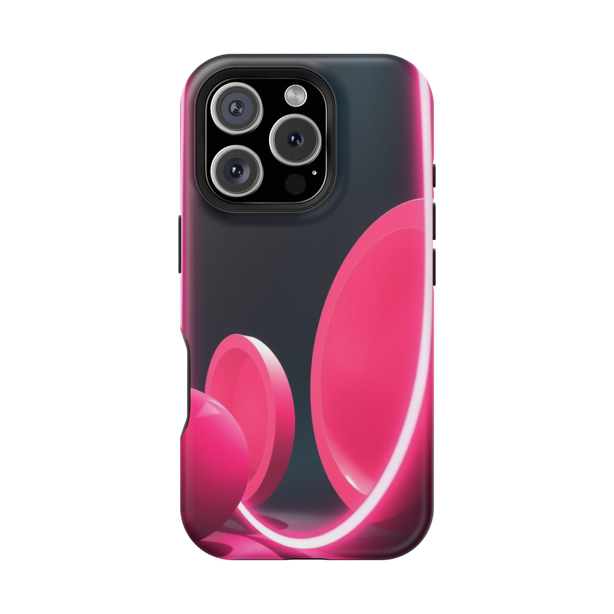 iPhone 1960s Mod Circles Neon Cyberpunk Slim Everyday Designer Case · iPhone Cas