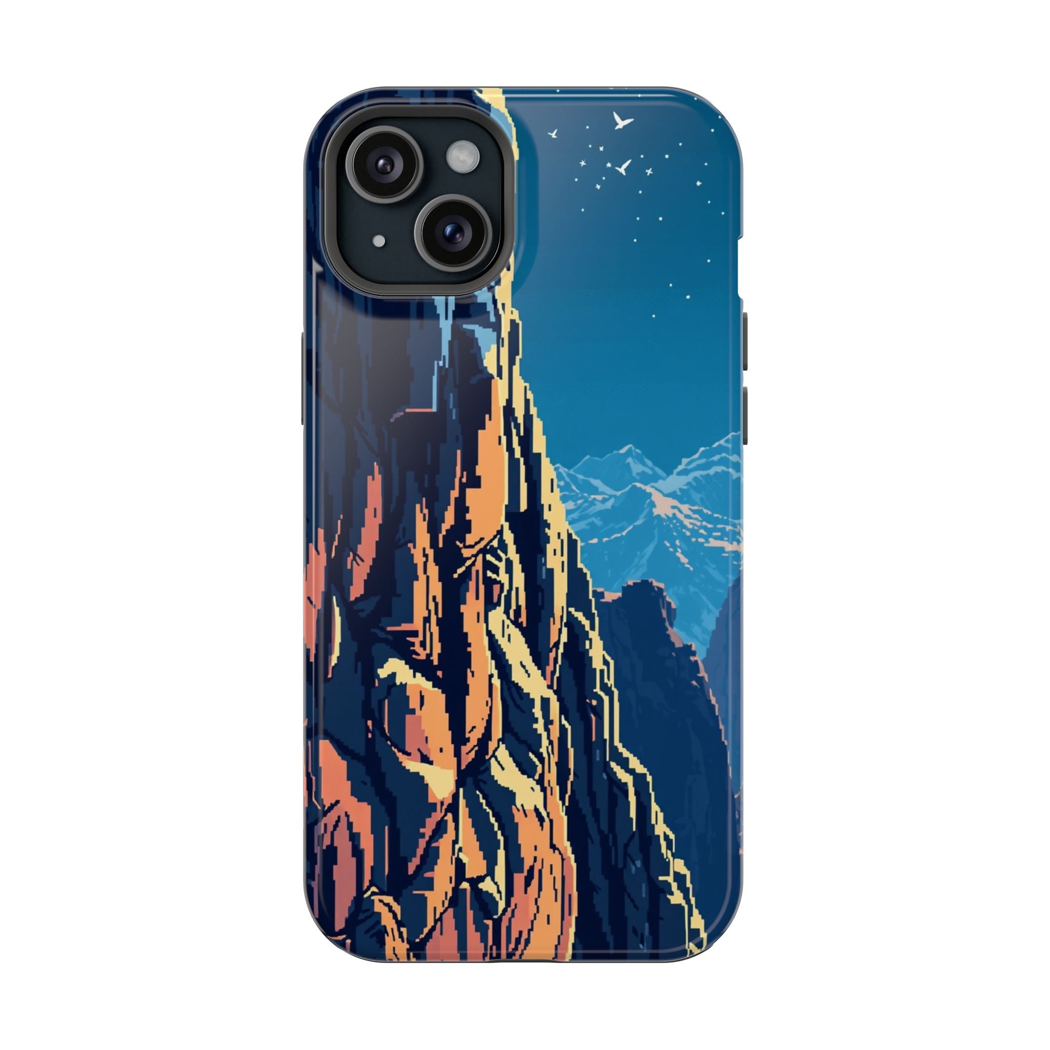 iPhone Midnight Blue And Silver Canyon Wall Slim iPhone Everyday · iPhone Case