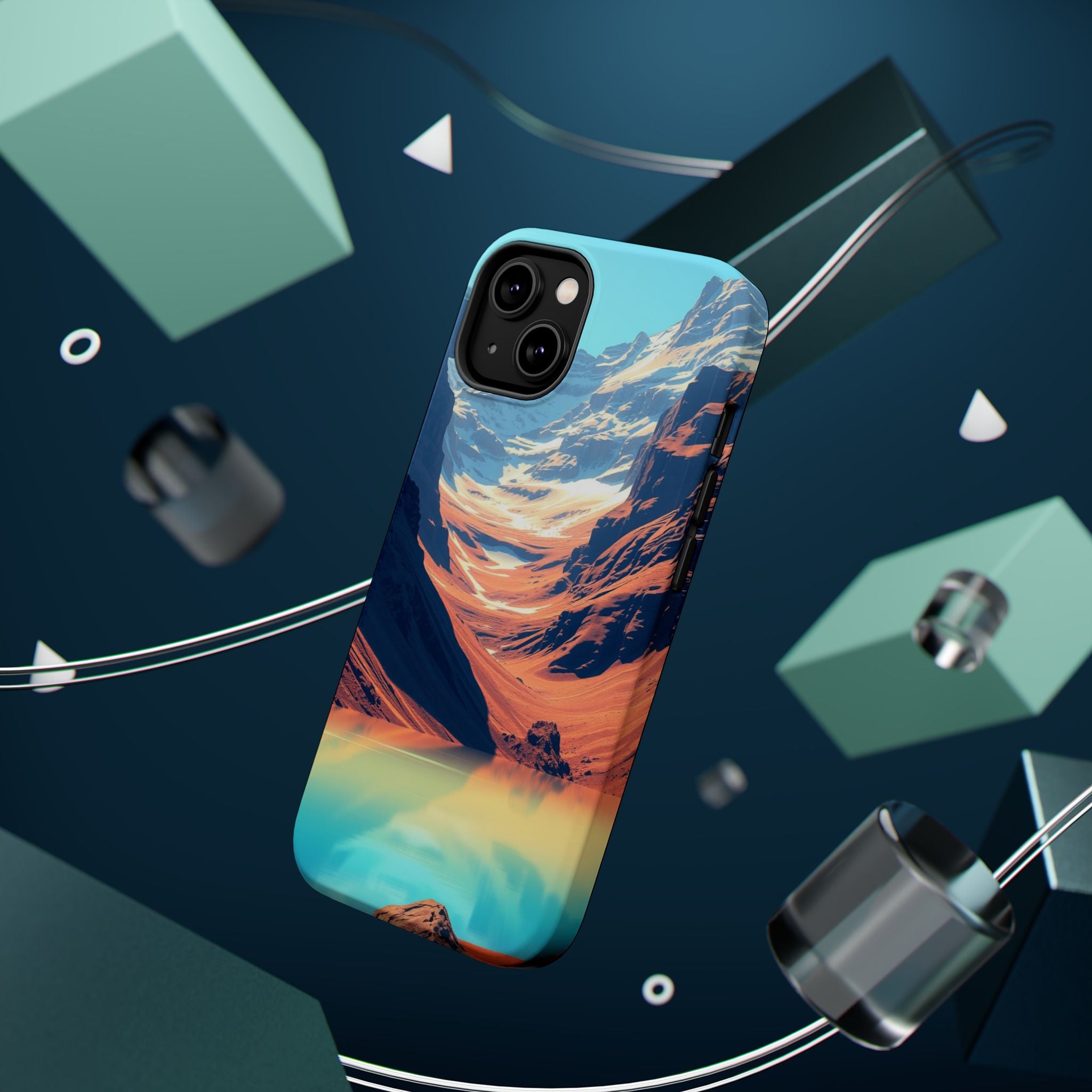 iPhone Radiant Glacier Lake Design 20 Slim Everyday Designer Case · iPhone Case