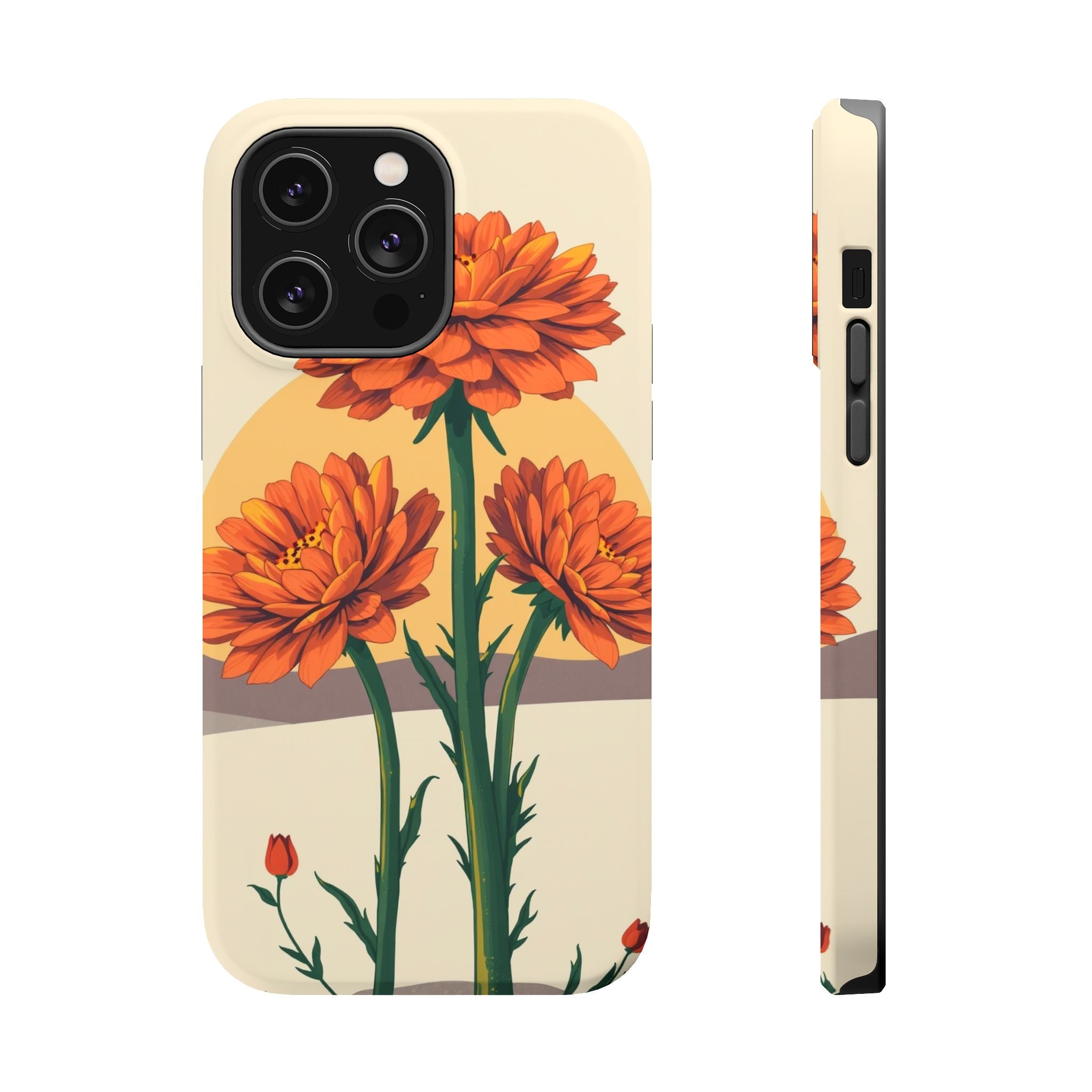 iPhone Ranunculus Stack Bold Art Bold Modern Everyday Snap Case · iPhone Case