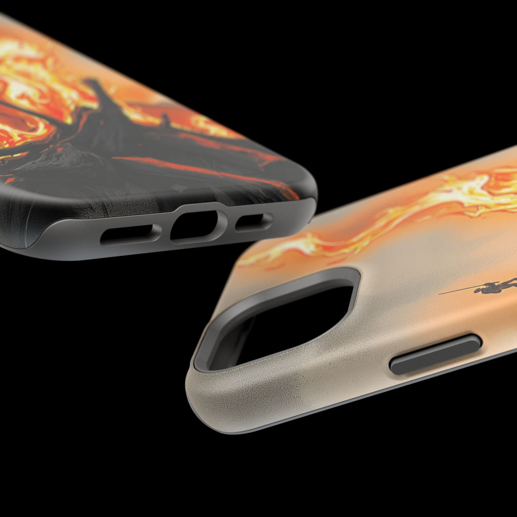 iPhone Wildfire Glow Hand-Drawn Sketch Slim Everyday Designer Case · iPhone Case