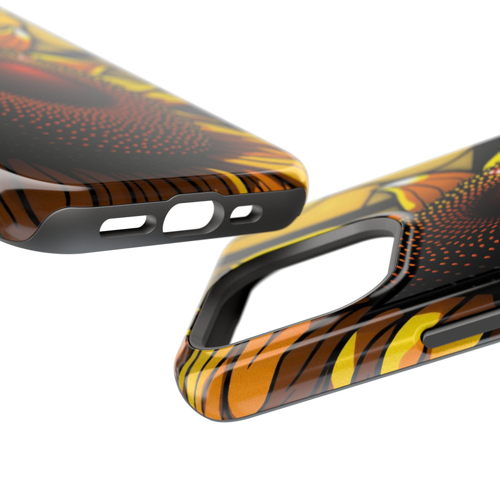 iPhone Sunflower Pop Stained Glass Bold Modern Everyday Snap Case · iPhone Case