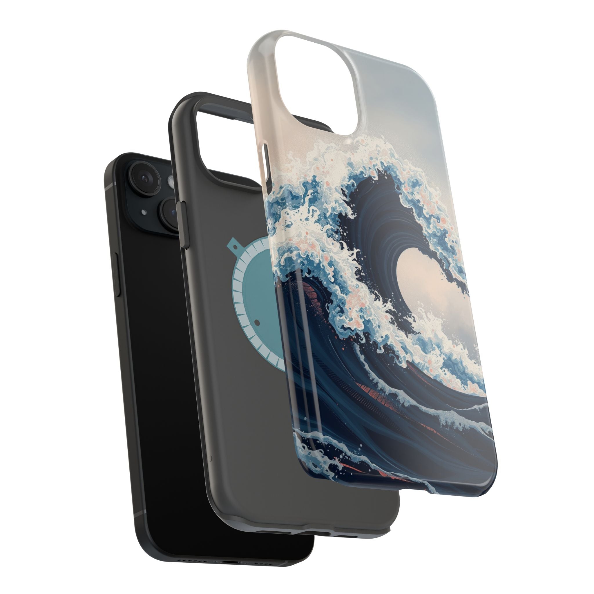 iPhone Ocean Wave Crash Grunge Distressed Slim iPhone Everyday Designer · iPhone