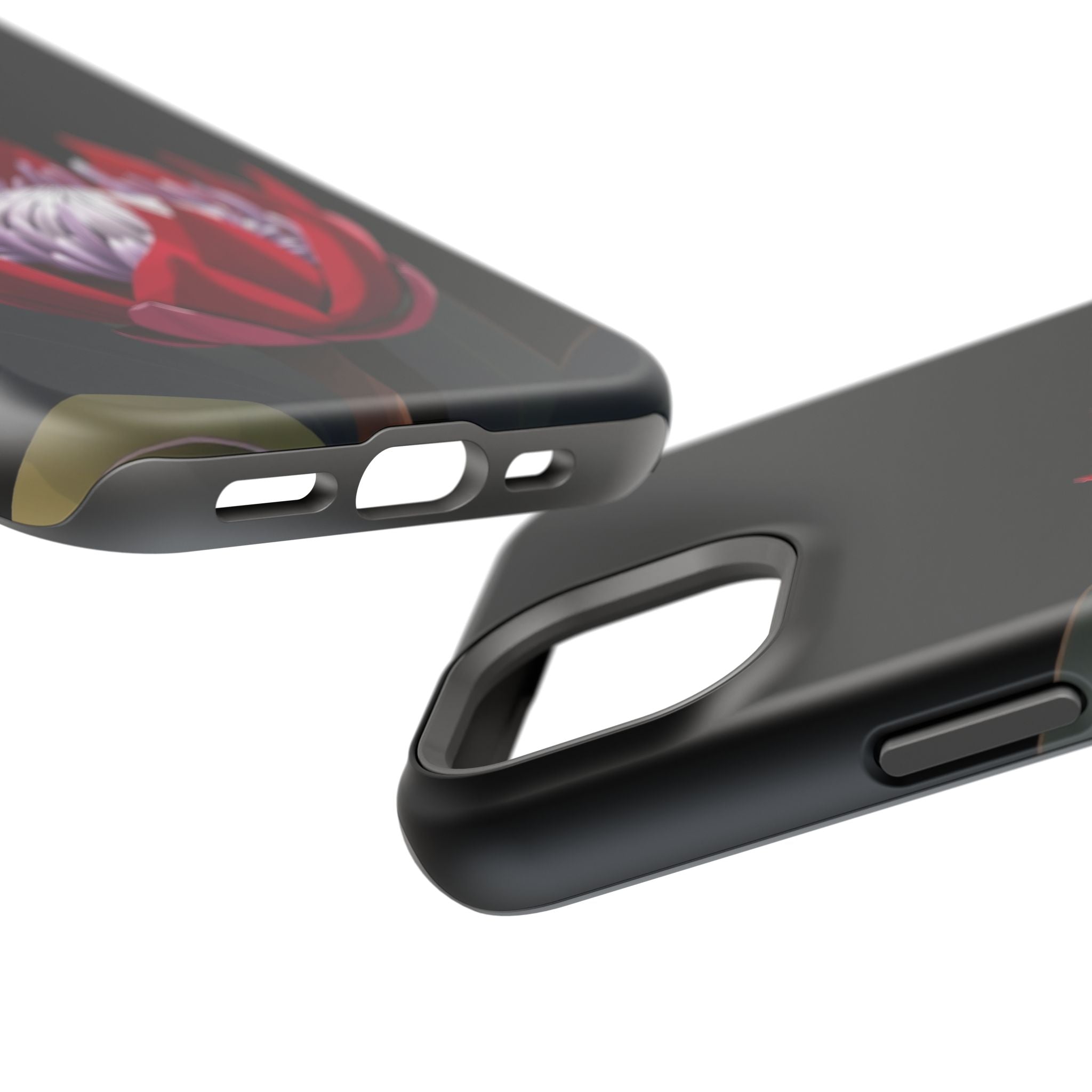 iPhone Black And Crimson Protea Bold Slim Everyday Designer Case · iPhone Case