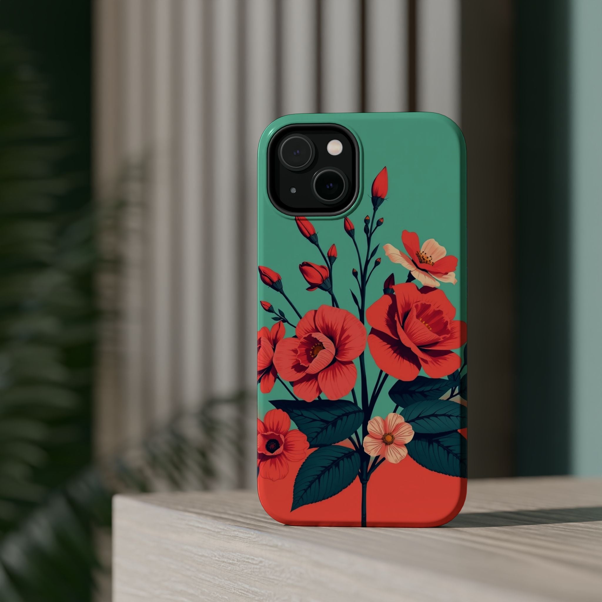 iPhone Pin-up Floral Cinematic Art Bold Modern Everyday Snap Case · iPhone Case