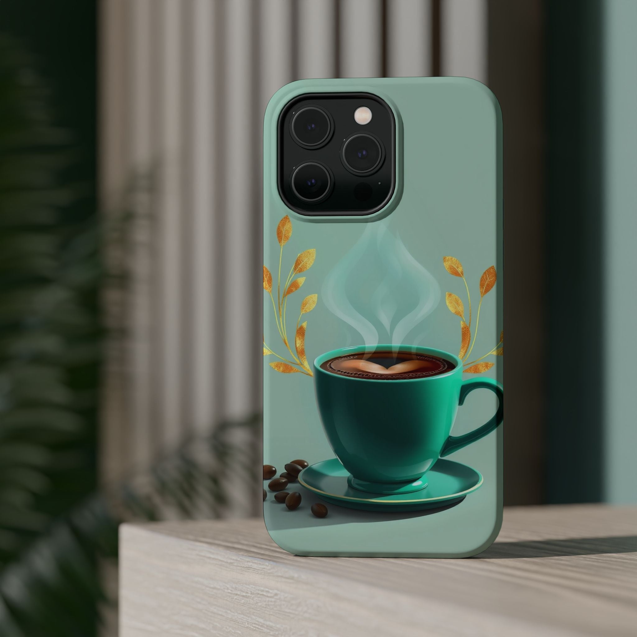 iPhone Radiant Emotional Support Coffee Design Soft Finish Everyday Case · iPhon