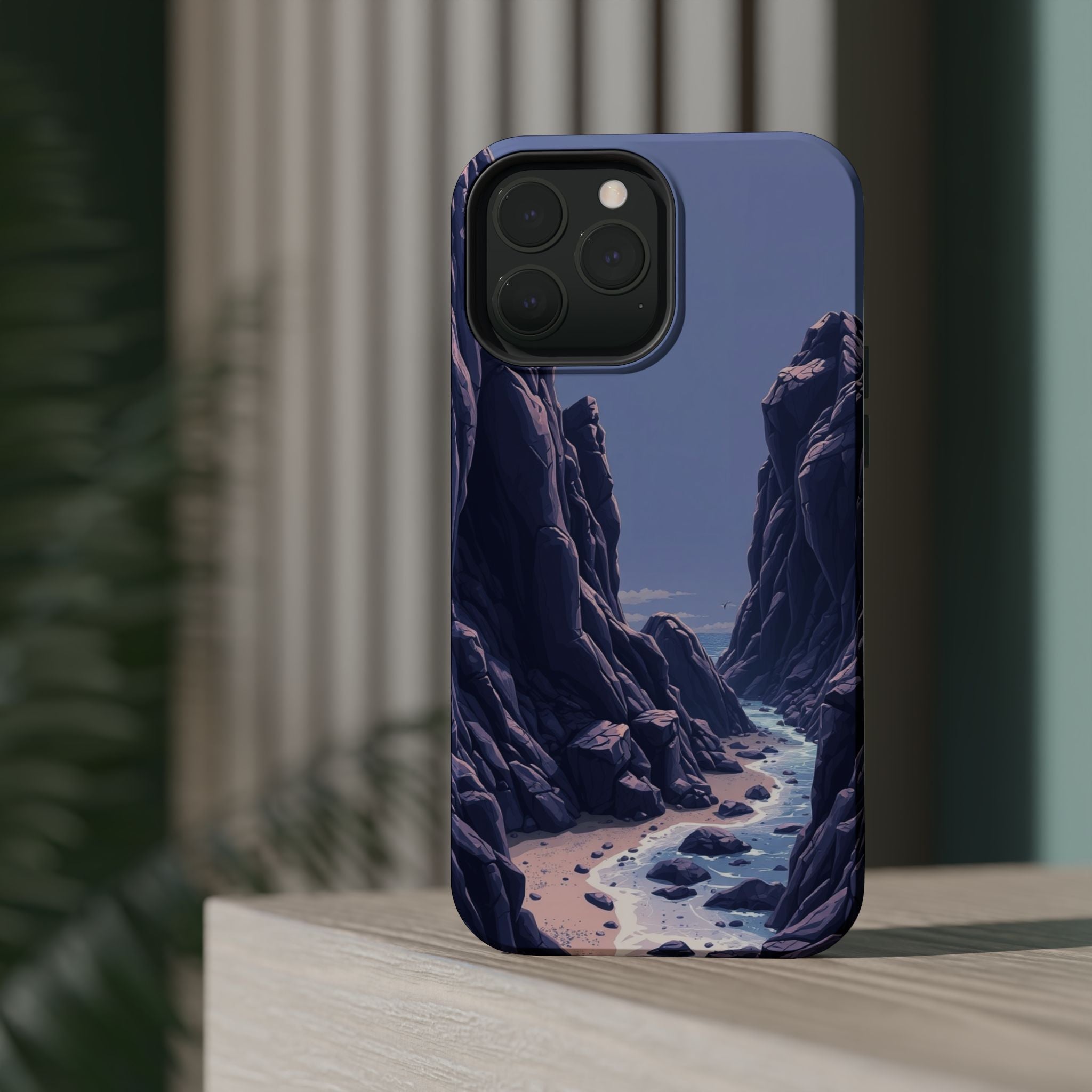 iPhone Rocky Coastline Mystic Art Bold Modern Everyday Snap Case · iPhone Case