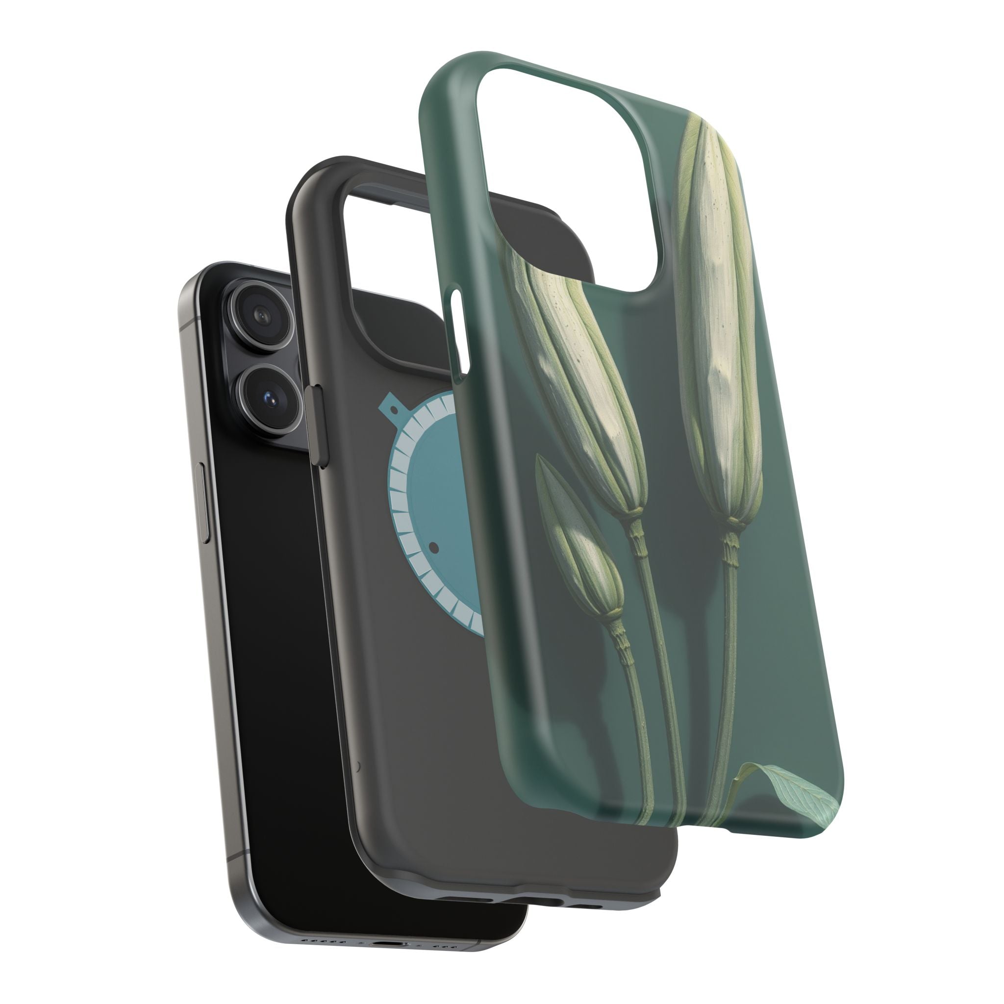 iPhone Botanical Illustration Grunge Distressed Soft iPhone Finish · iPhone Case
