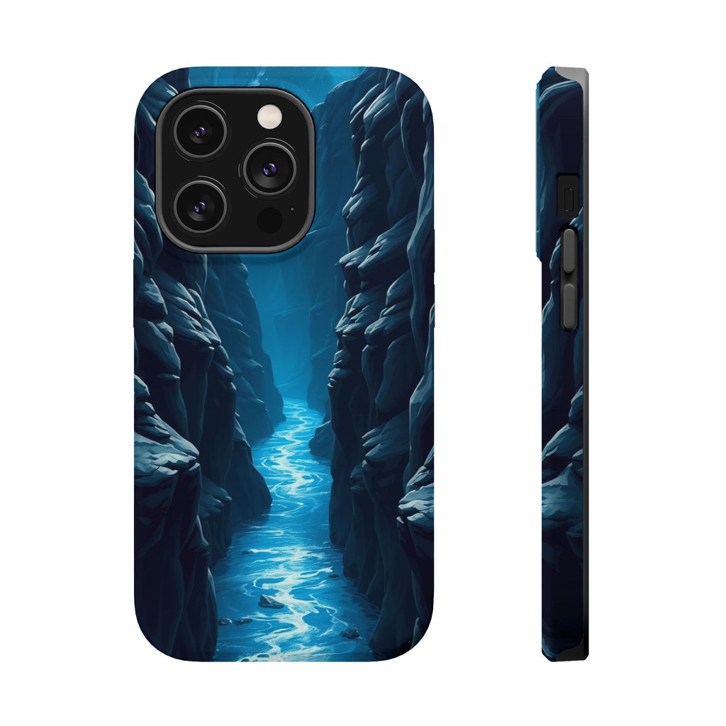 iPhone Midnight Blue And Silver River Canyon Slim iPhone Everyday · iPhone Case