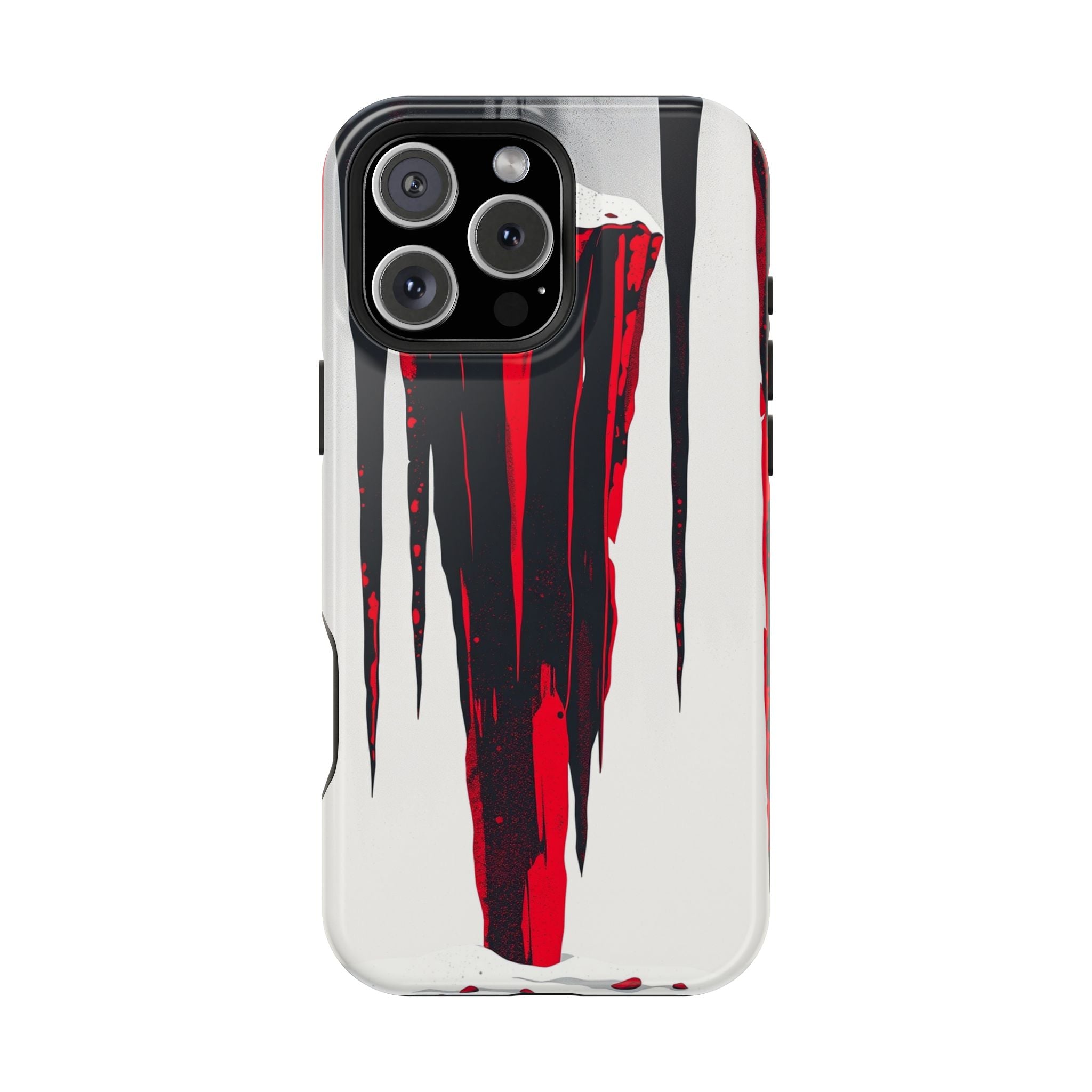 iPhone Black And Crimson Icicle Formation Slim iPhone 15 Everyday · iPhone Case