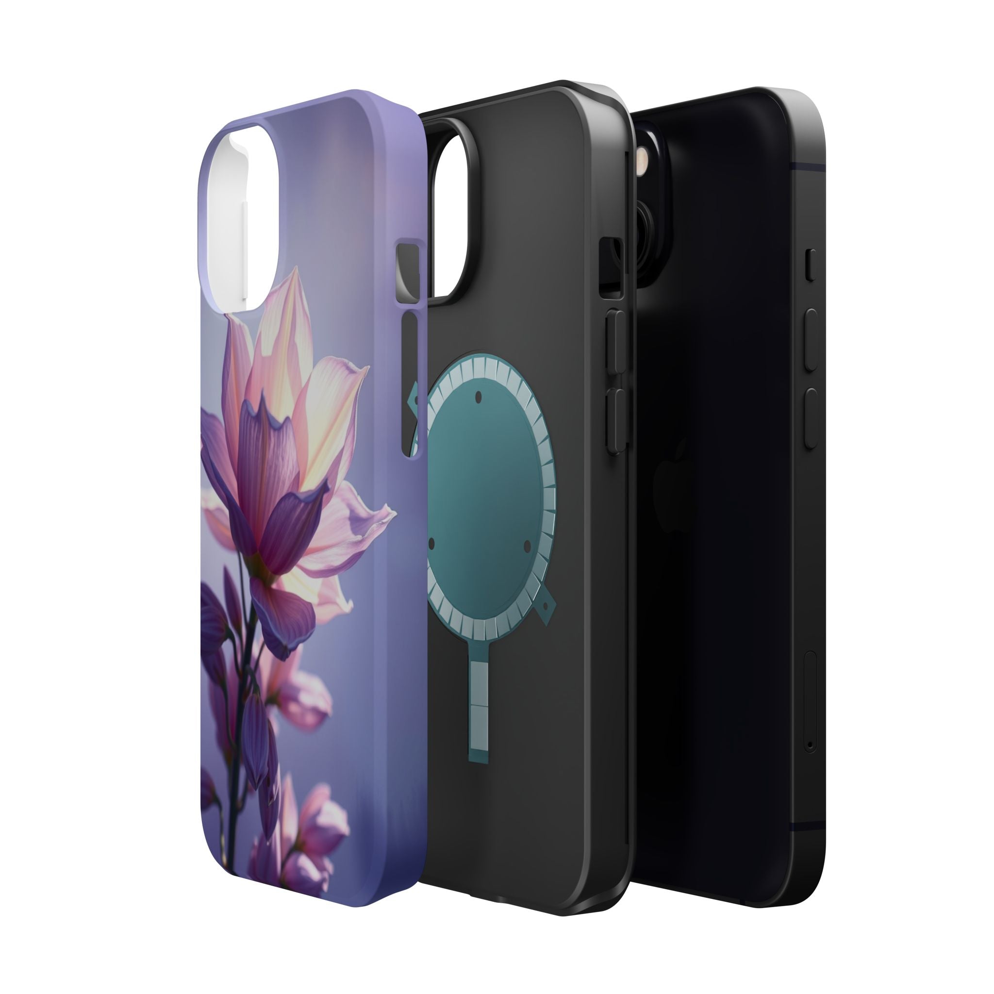iPhone Floral Ombre Electric Art Bold Modern Everyday Snap Case · iPhone Case